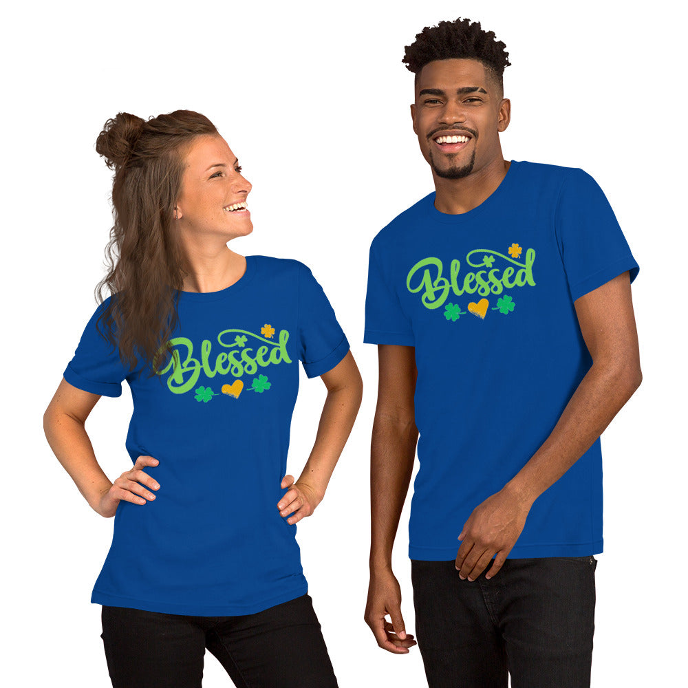Blessed Clovers (Dark) - Lightweight T-Shirt