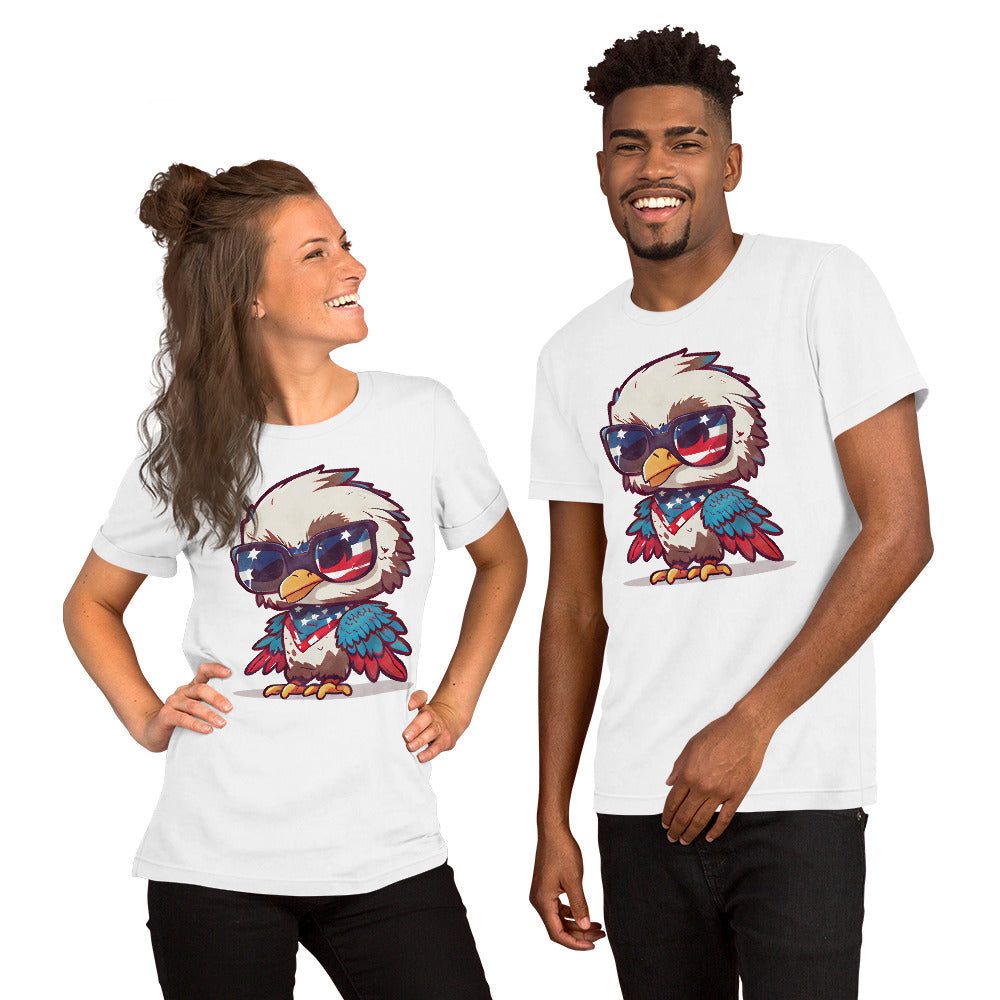 Patriotic Eagle - Lightweight T-Shirt