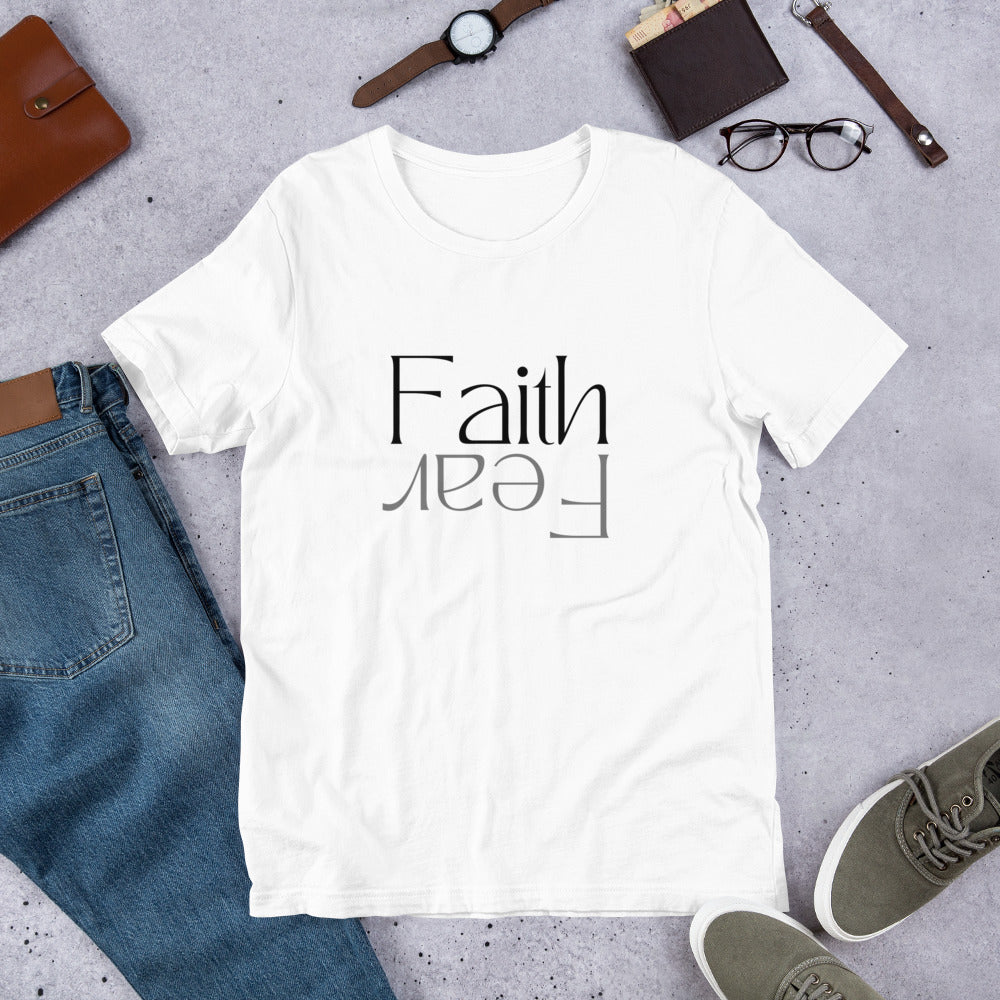 Faith over Fear (Light) - Lightweight T-Shirt