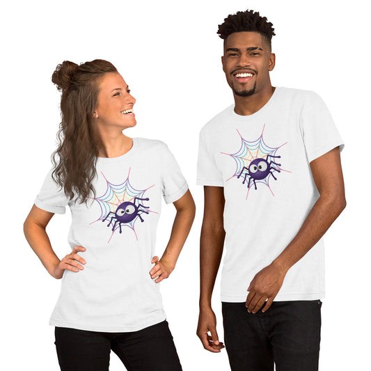 Pastel Rainbow Web (Light) - Lightweight T-Shirt