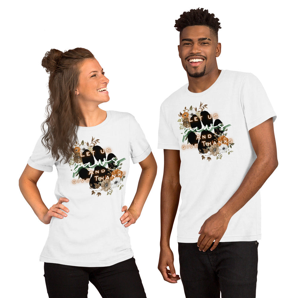 Paws Thankful (Light) - Lightweight T-Shirt