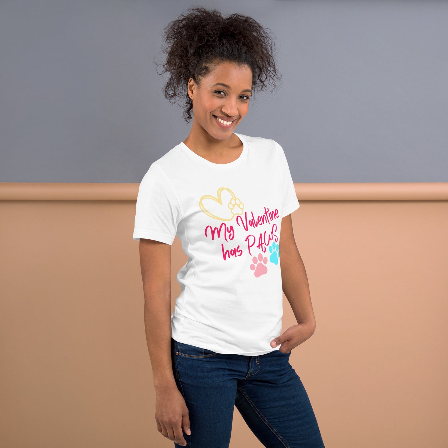 Paw Valentine - Lightweight T-Shirt