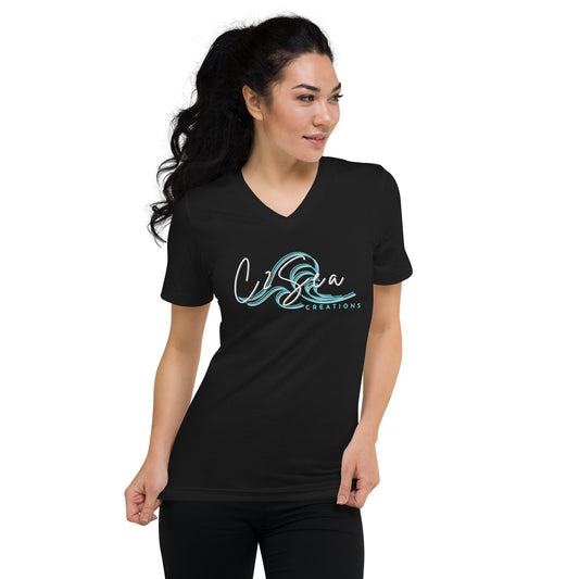 CUSTOM - C2Sea V-Neck T-Shirt (Black)