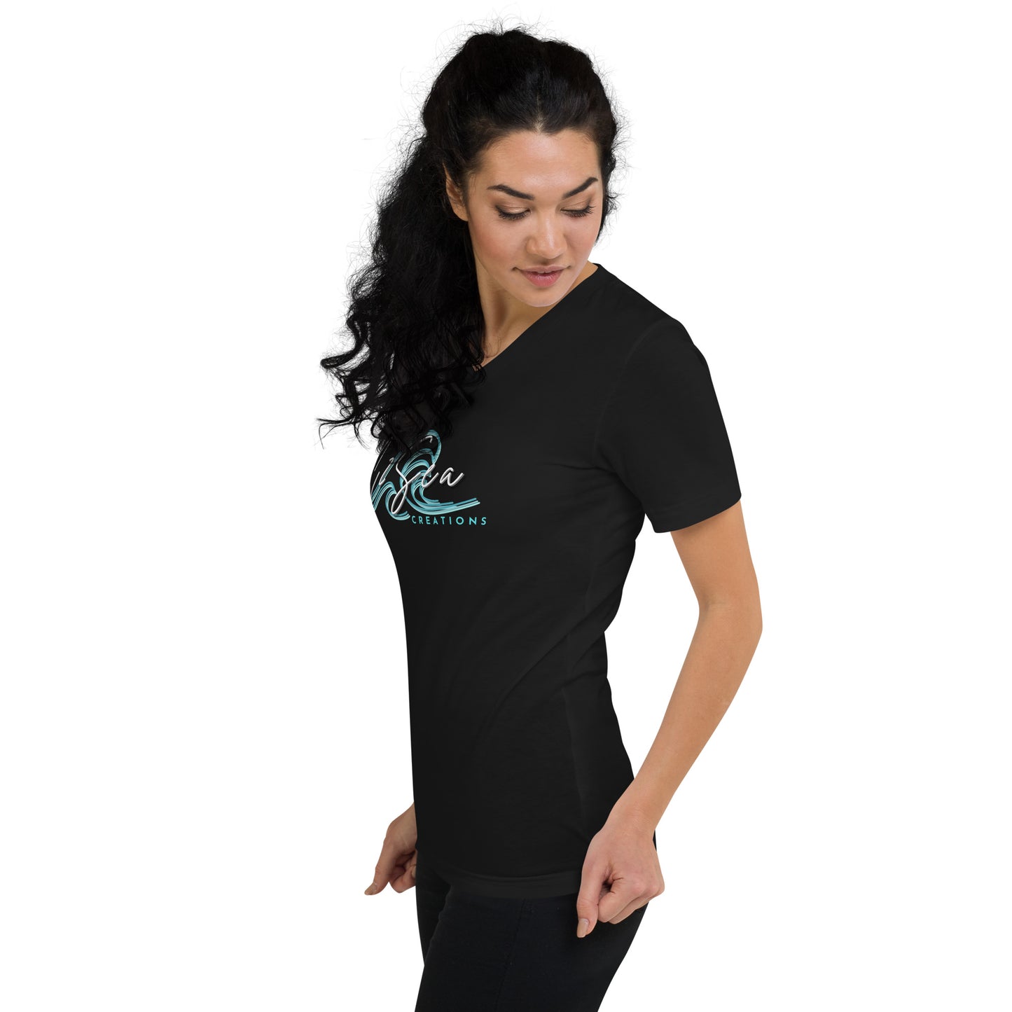 CUSTOM - C2Sea V-Neck T-Shirt (Black)