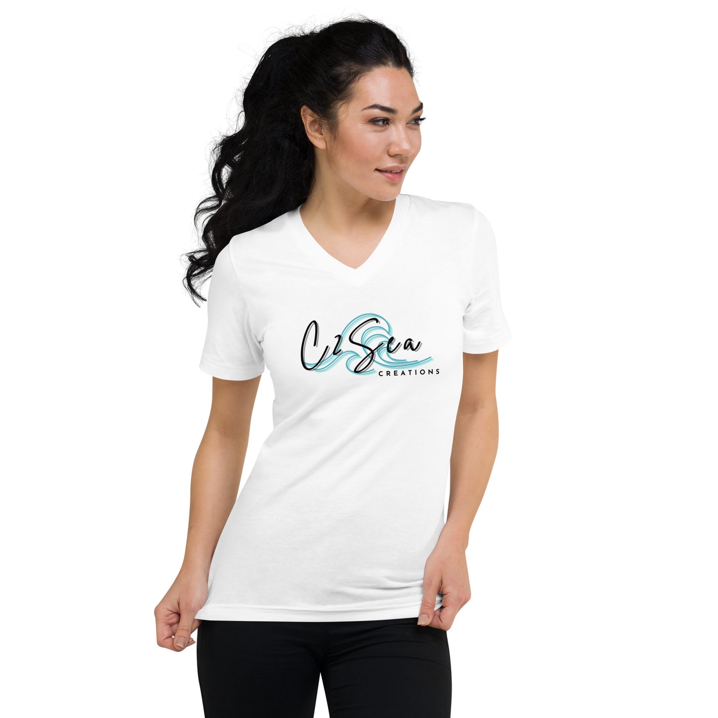 CUSTOM - C2Sea V-Neck T-Shirt (White)