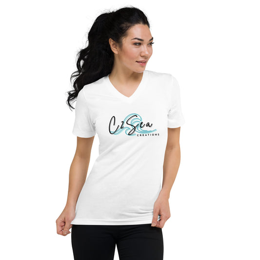 CUSTOM - C2Sea V-Neck T-Shirt (White)