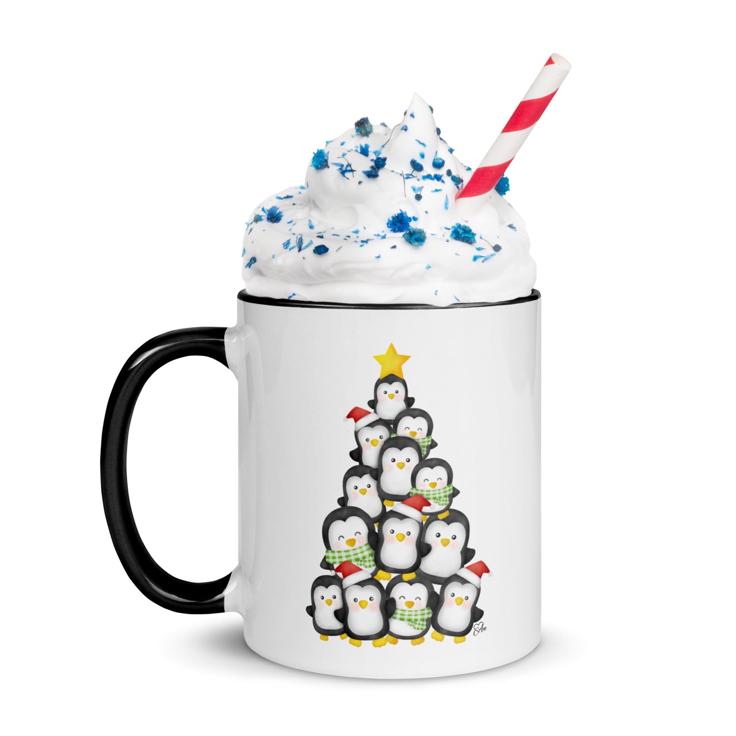 Penguin - White Mug w/ Color