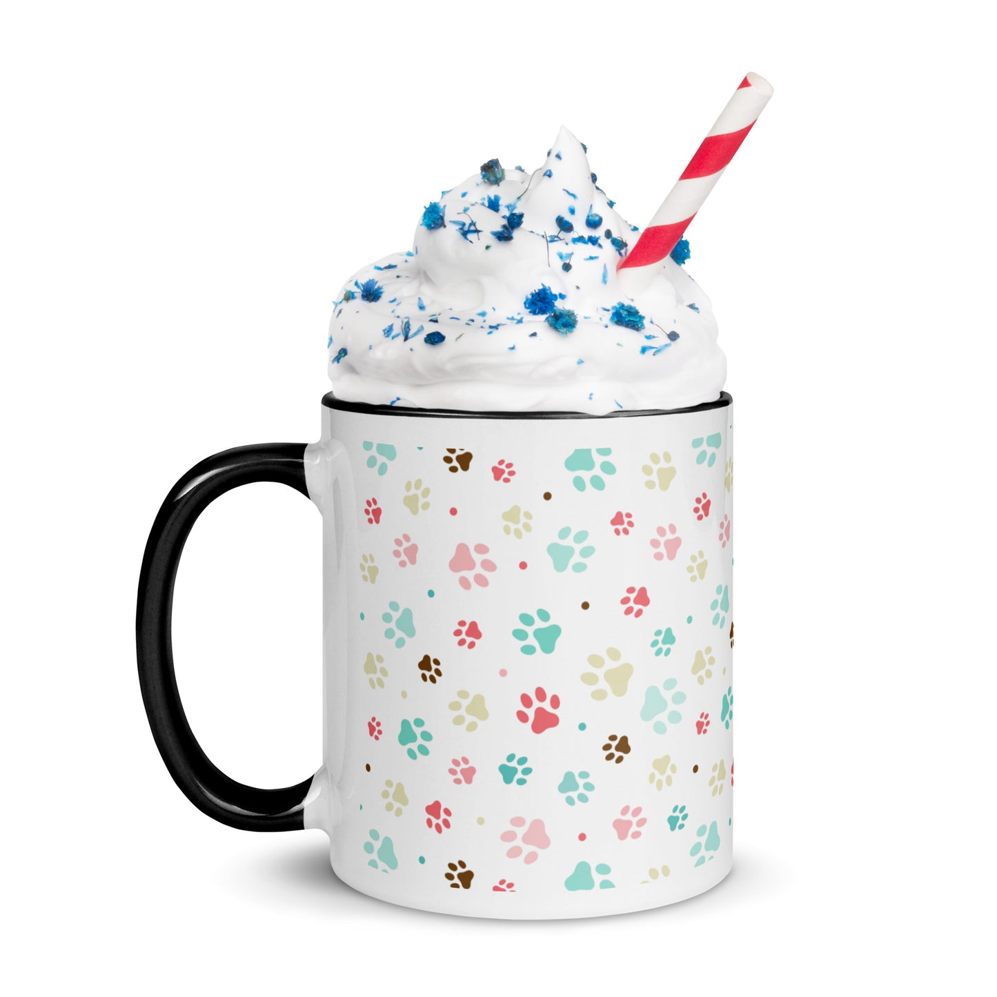 Paws - White Mug w/ Color