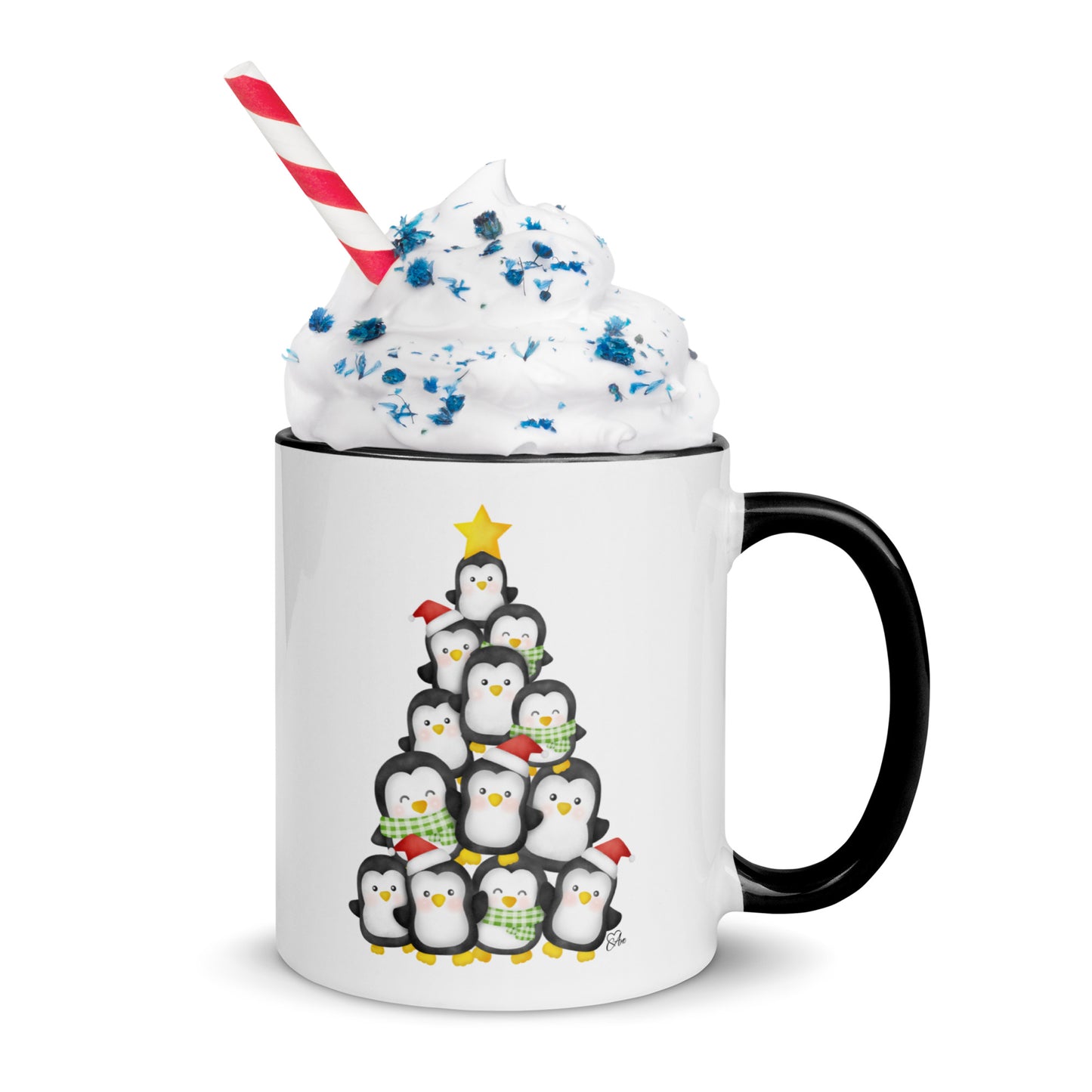 Penguin - White Mug w/ Color