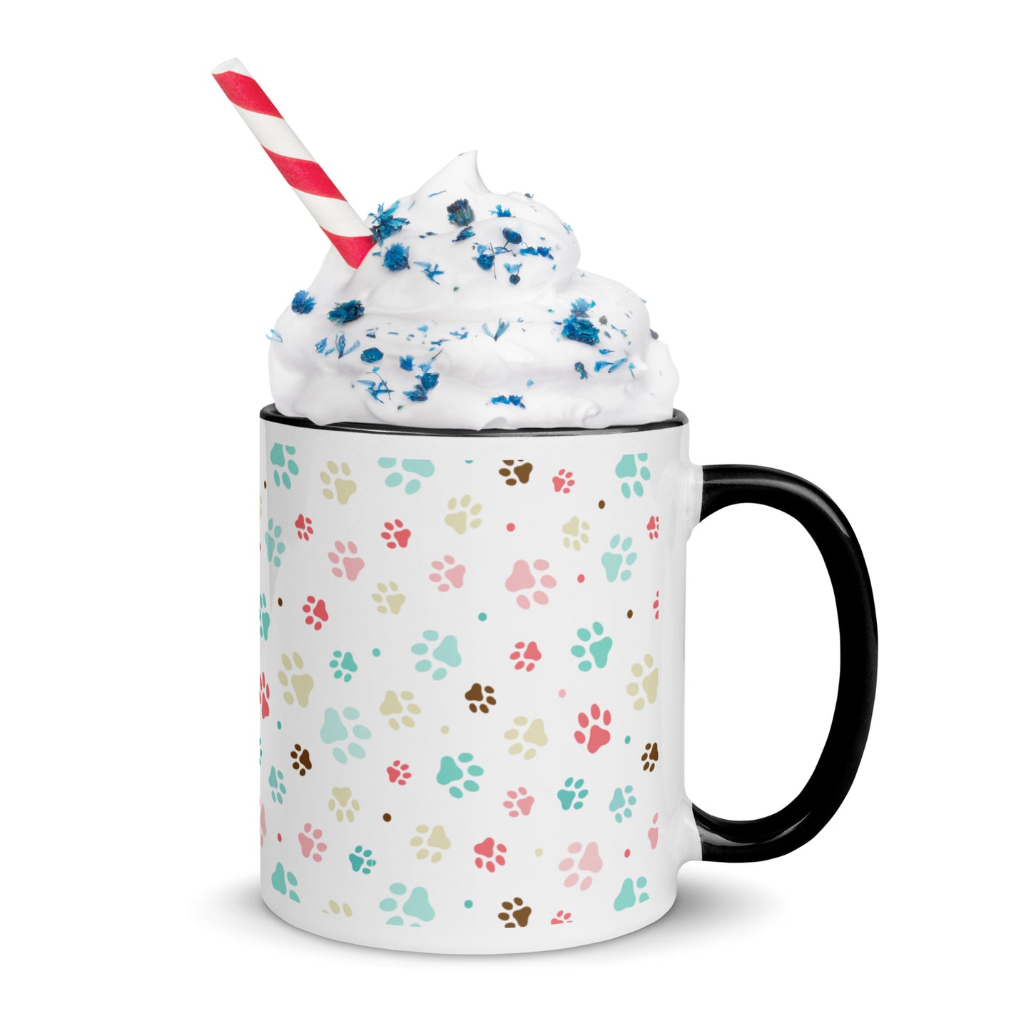 Paws - White Mug w/ Color