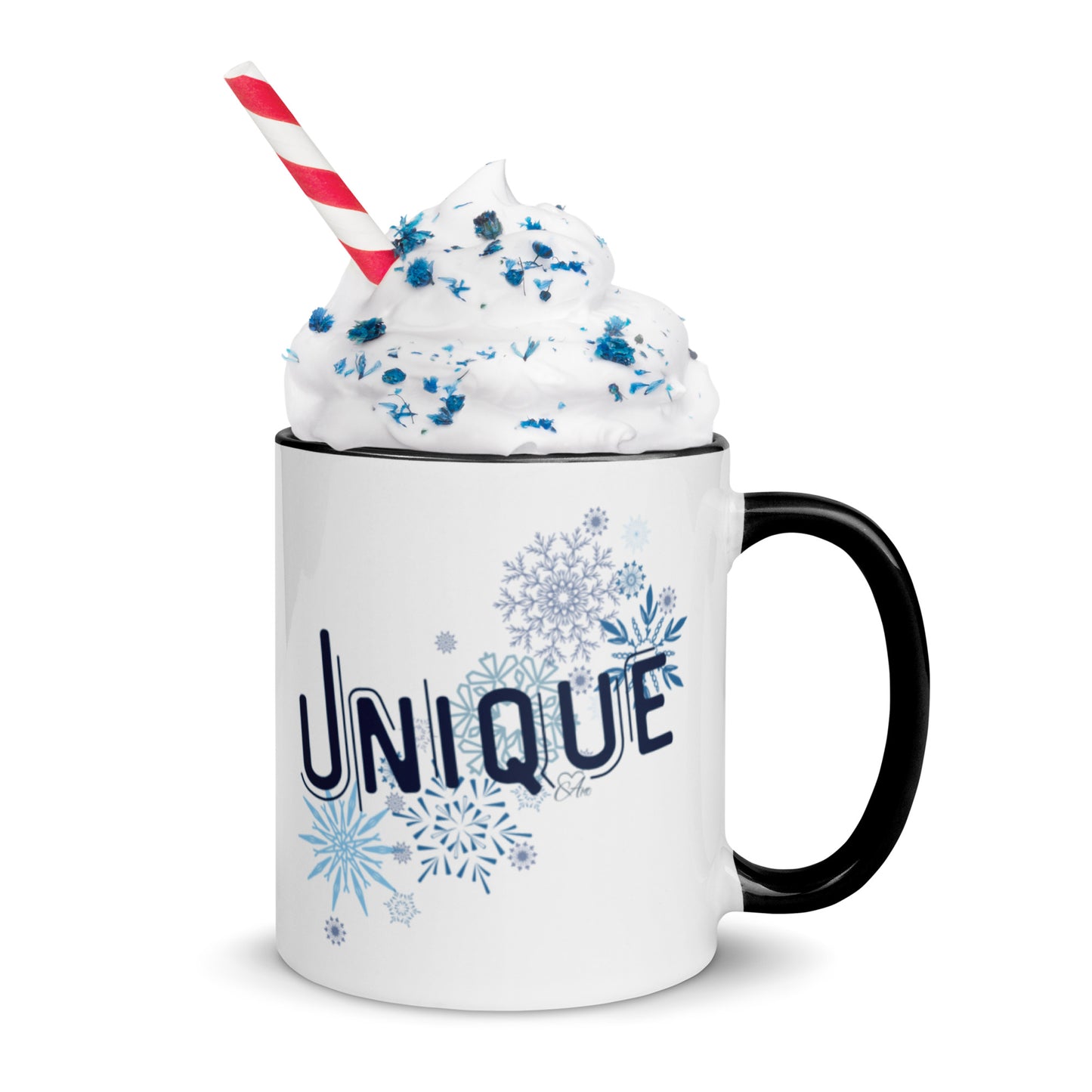 Unique - White Mug w/ Color