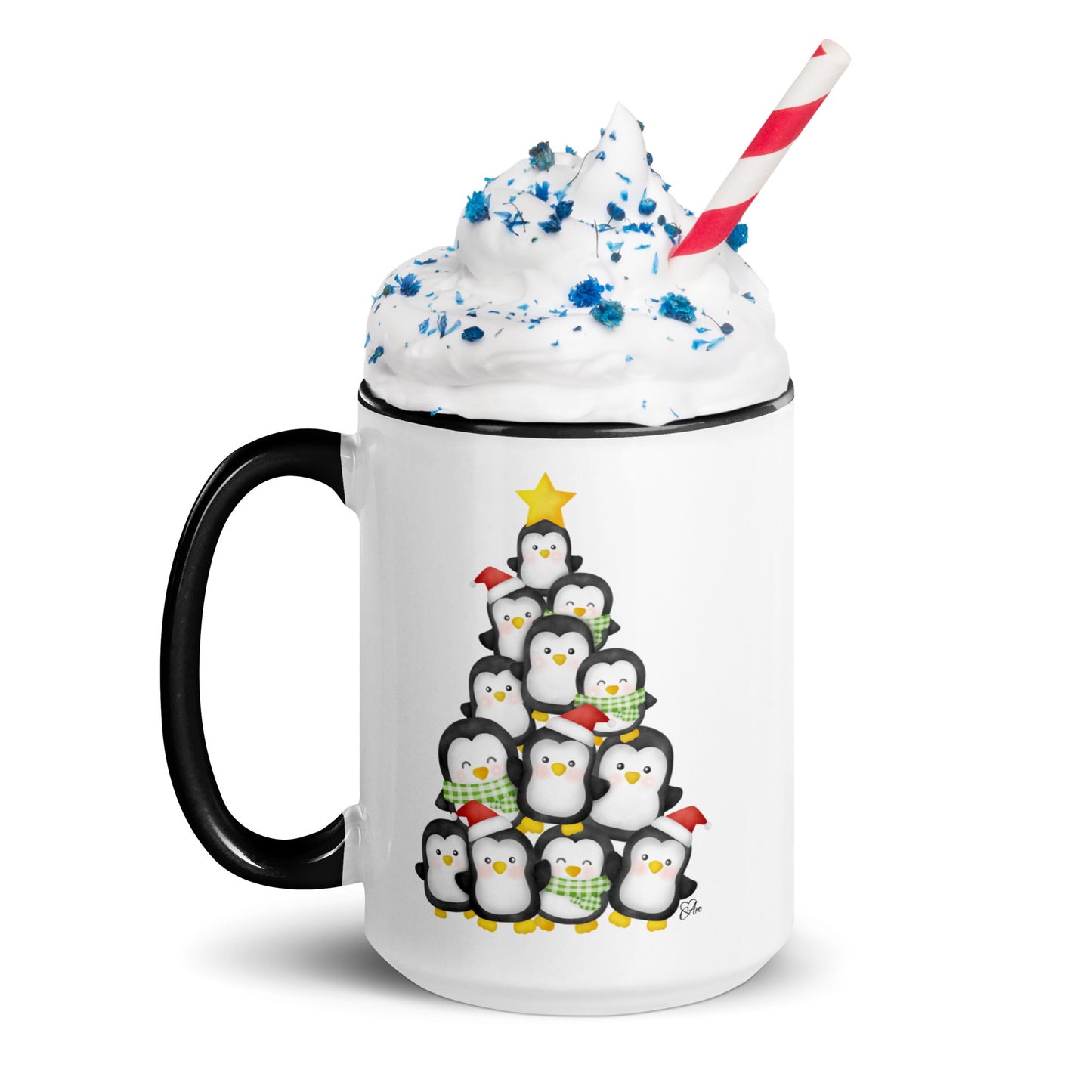 Penguin - White Mug w/ Color
