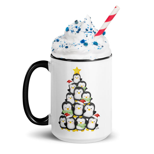 Penguin - White Mug w/ Color