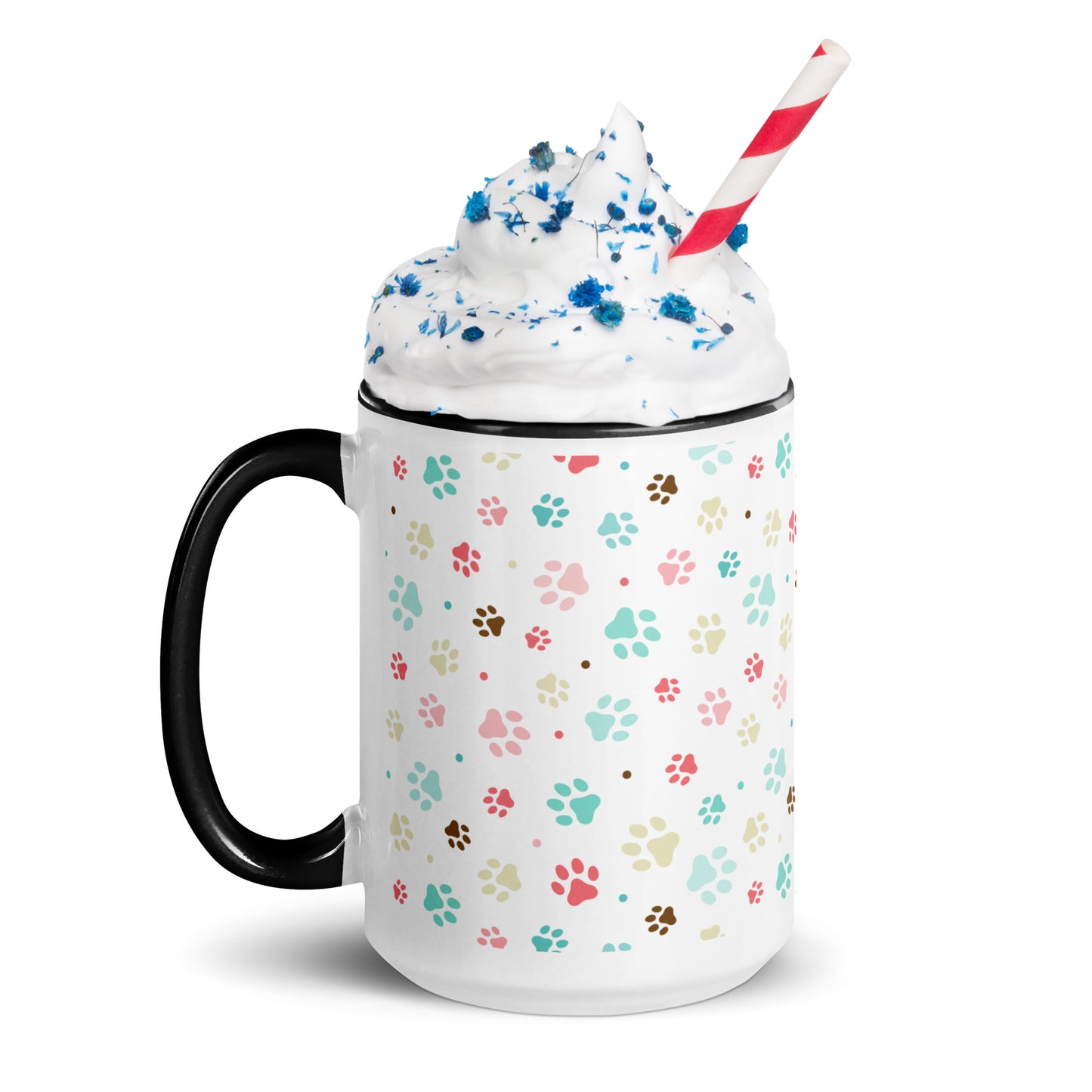 Paws - White Mug w/ Color