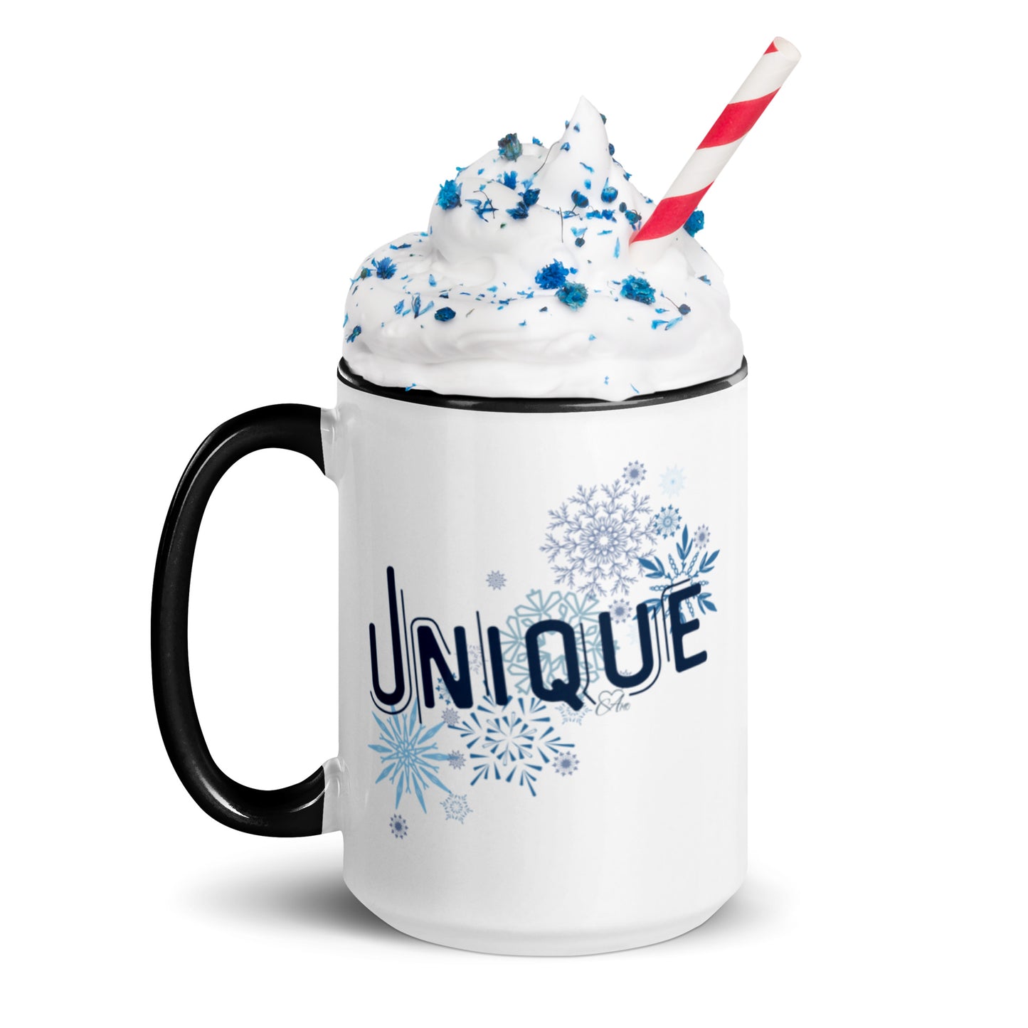 Unique - White Mug w/ Color