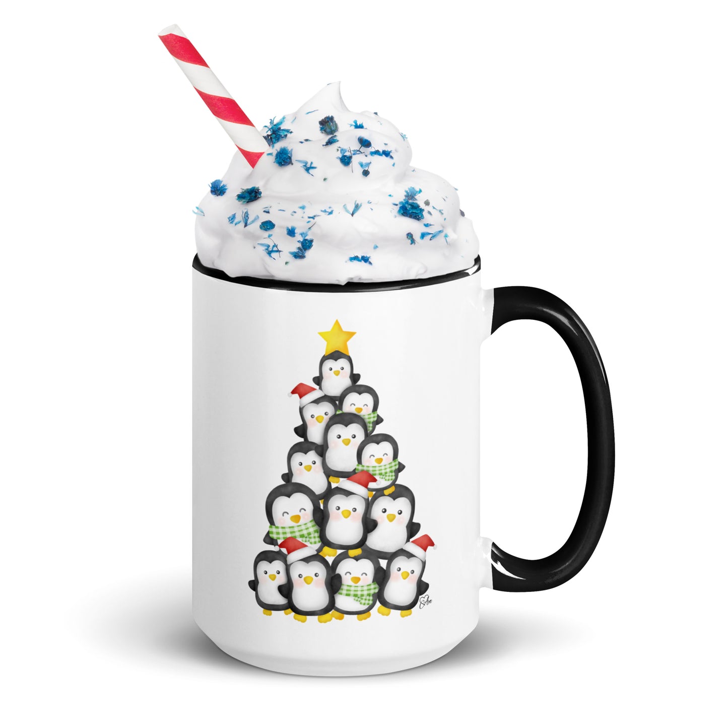 Penguin - White Mug w/ Color
