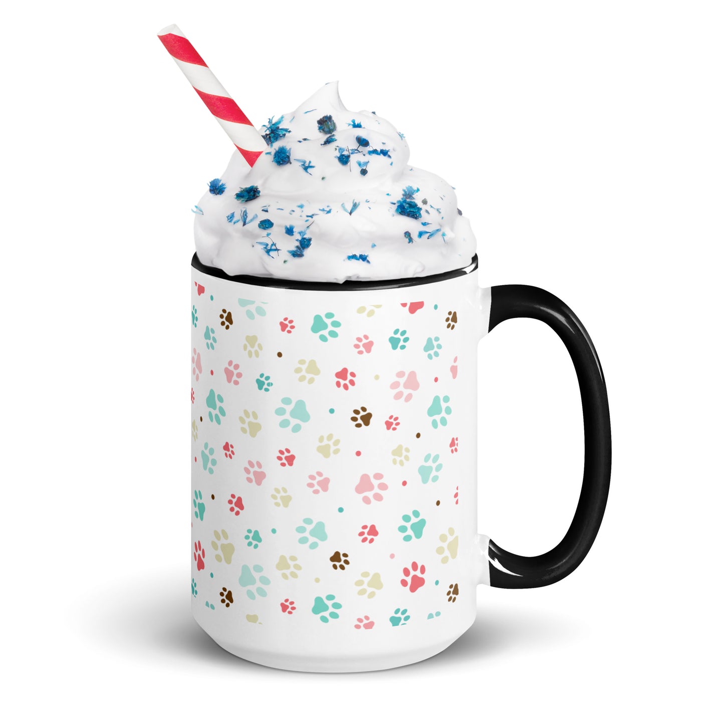 Paws - White Mug w/ Color