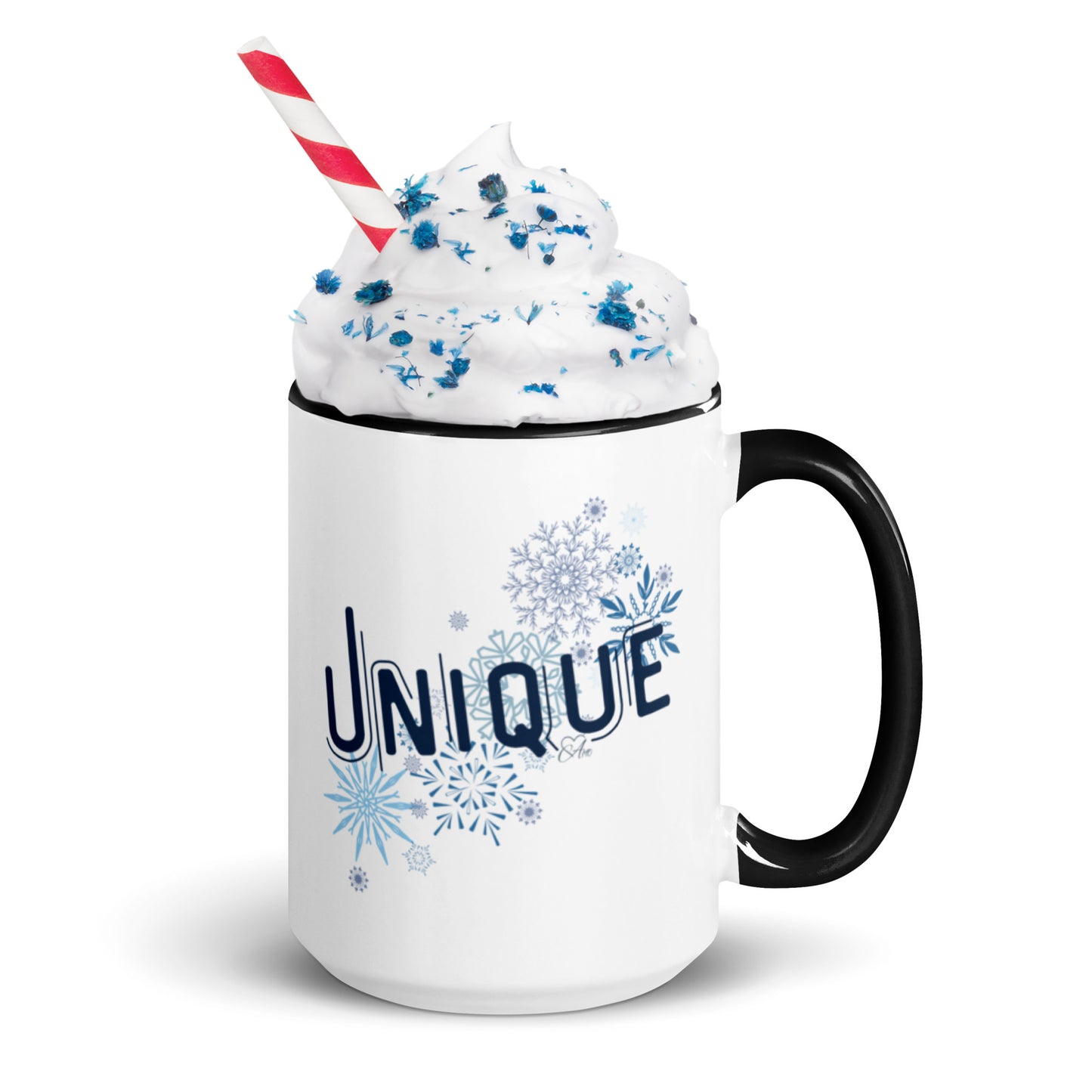 Unique - White Mug w/ Color