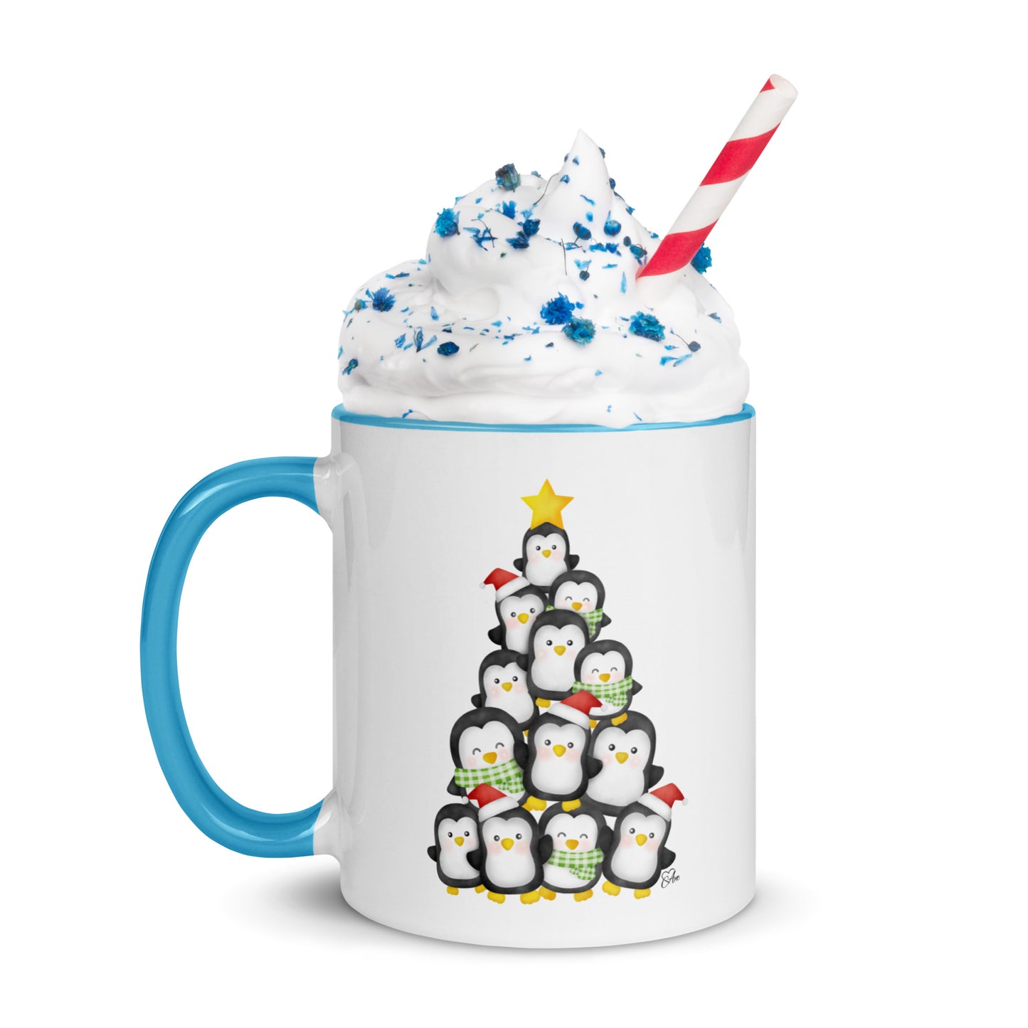 Penguin - White Mug w/ Color