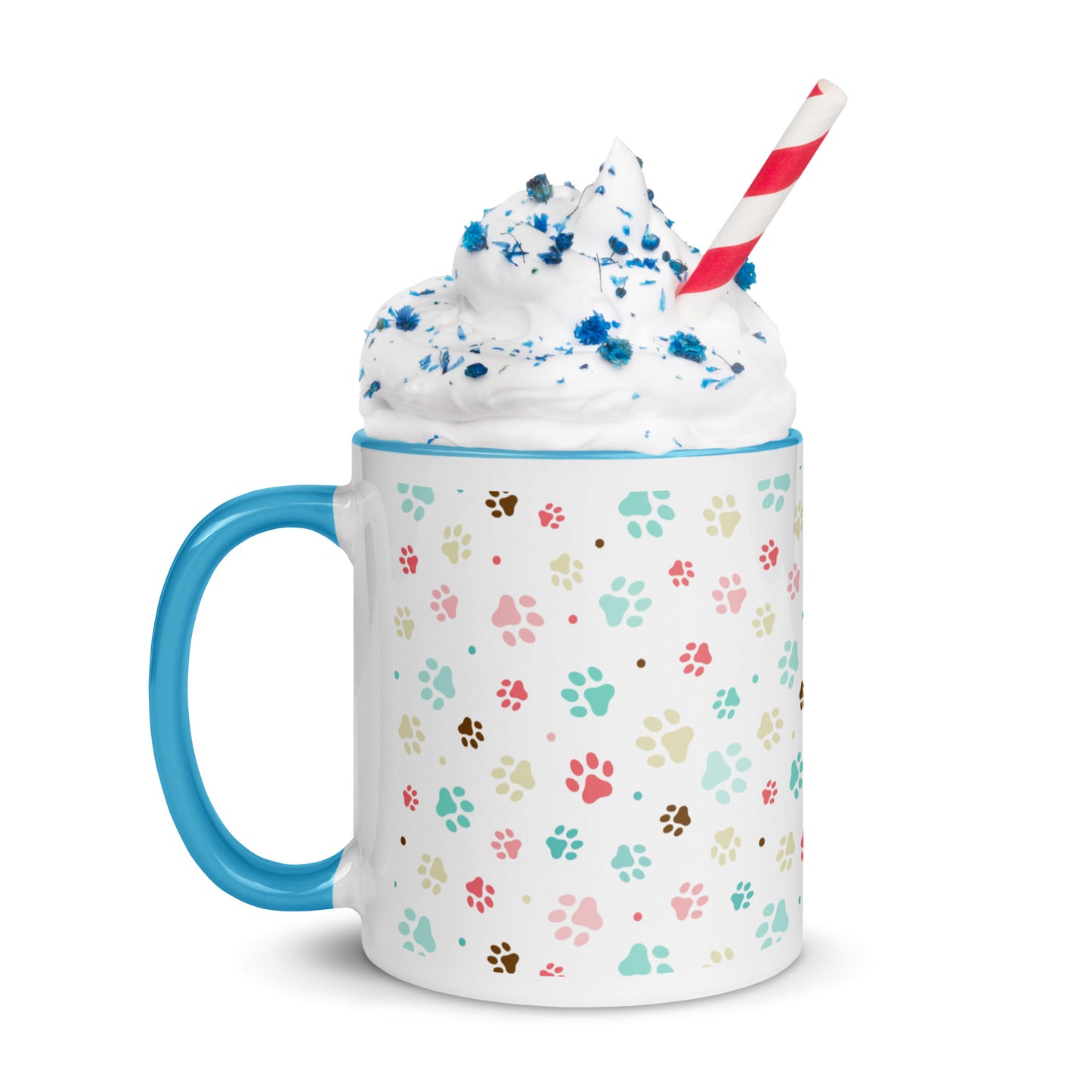 Paws - White Mug w/ Color