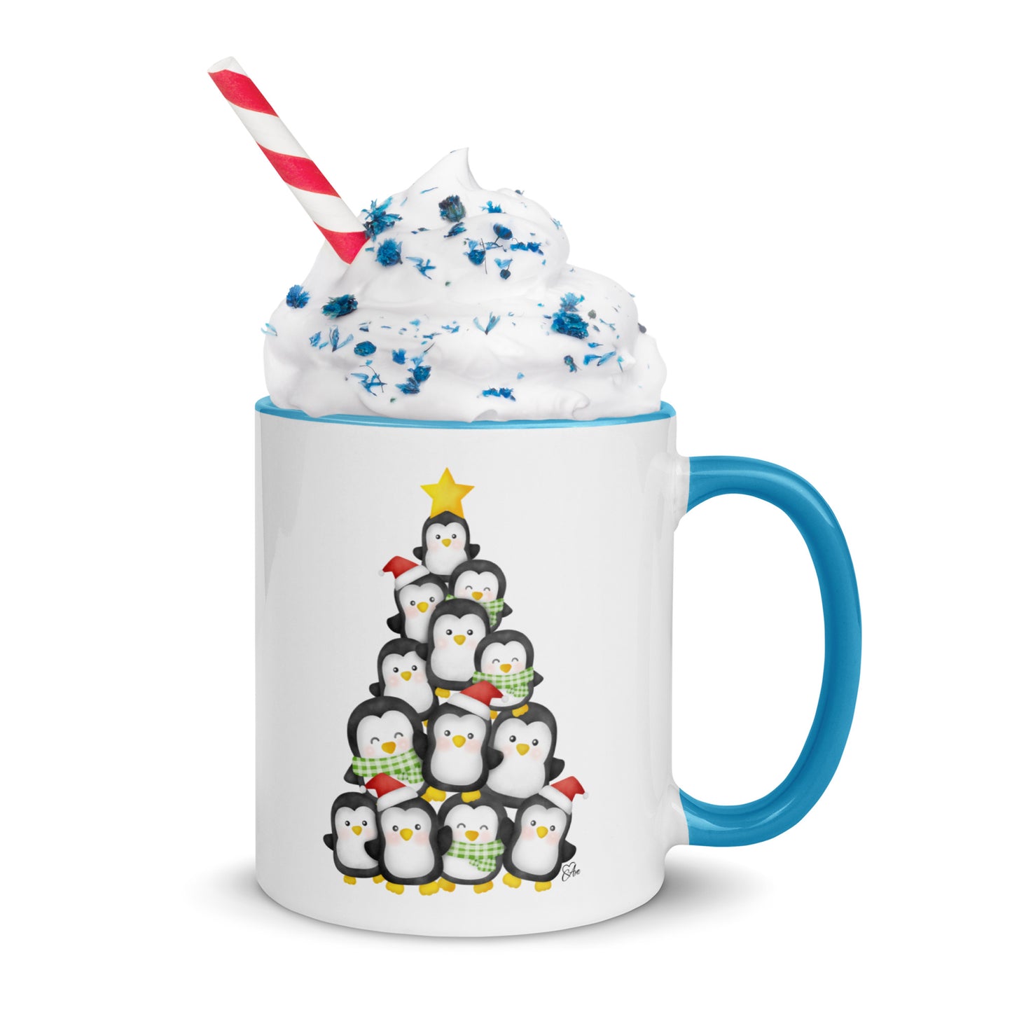 Penguin - White Mug w/ Color