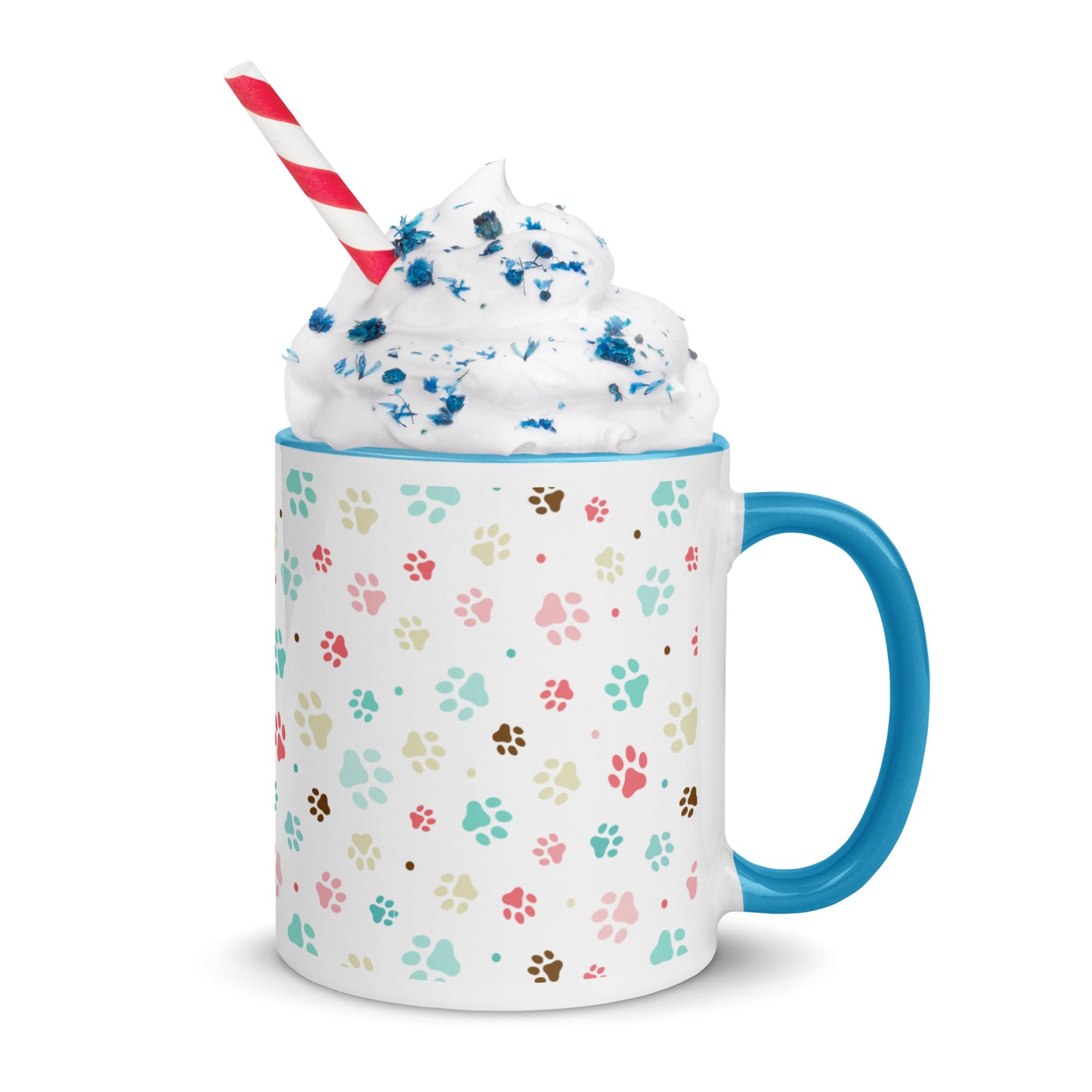 Paws - White Mug w/ Color