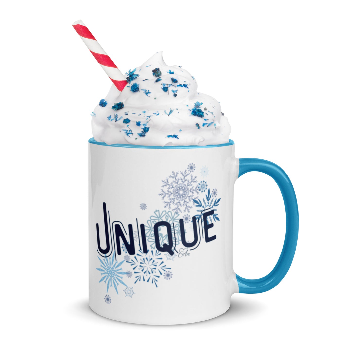 Unique - White Mug w/ Color