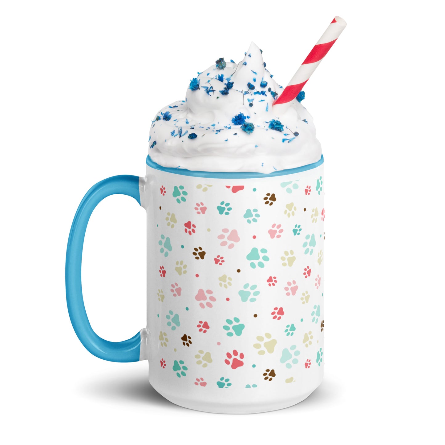Paws - White Mug w/ Color