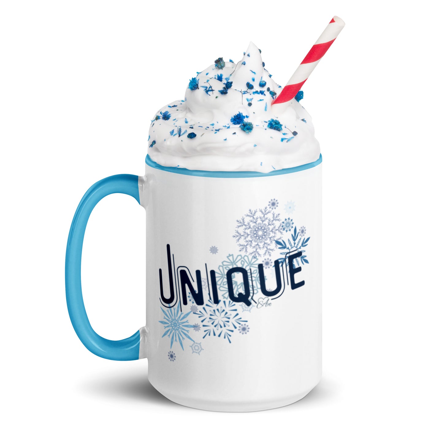 Unique - White Mug w/ Color