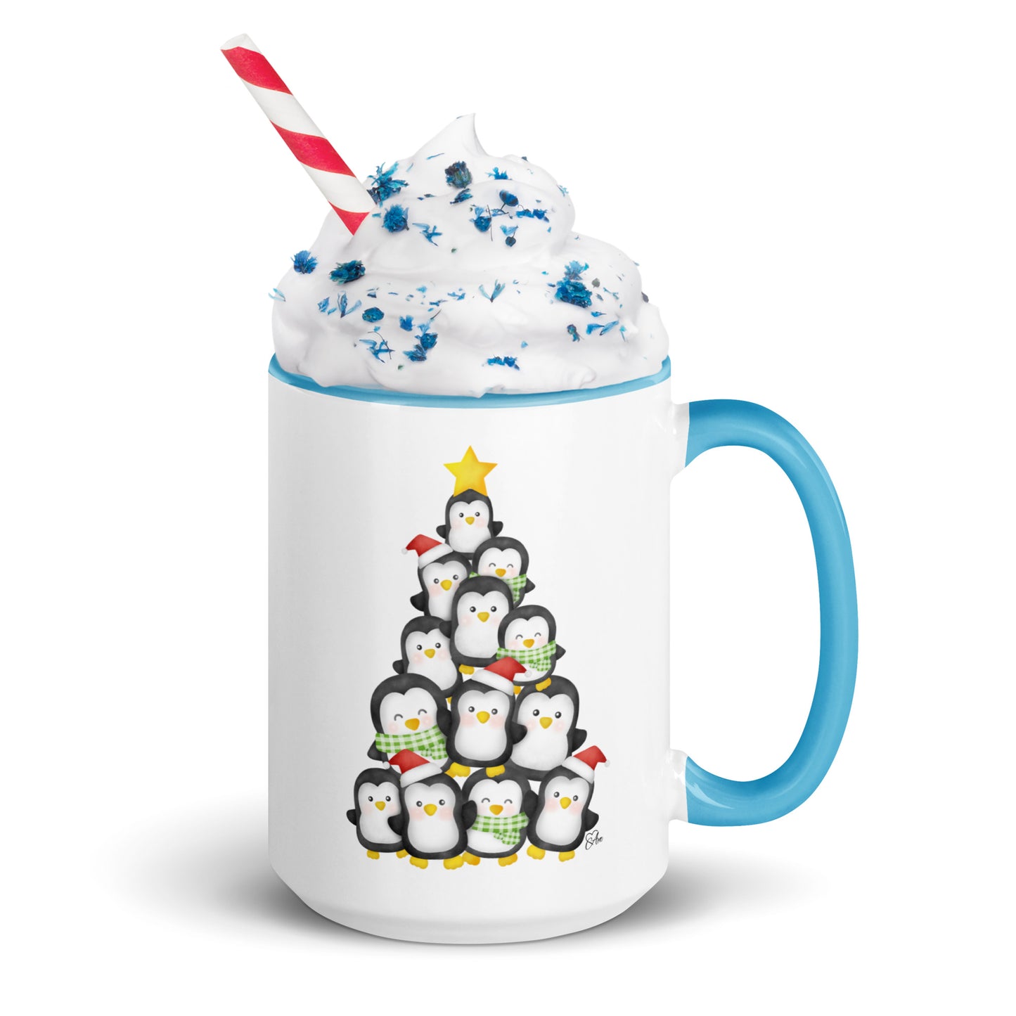 Penguin - White Mug w/ Color