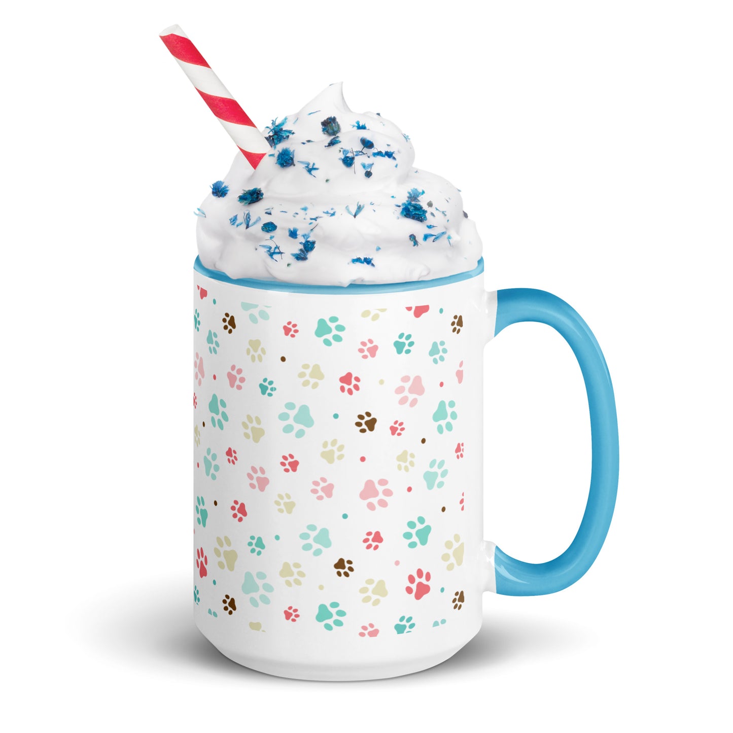 Paws - White Mug w/ Color