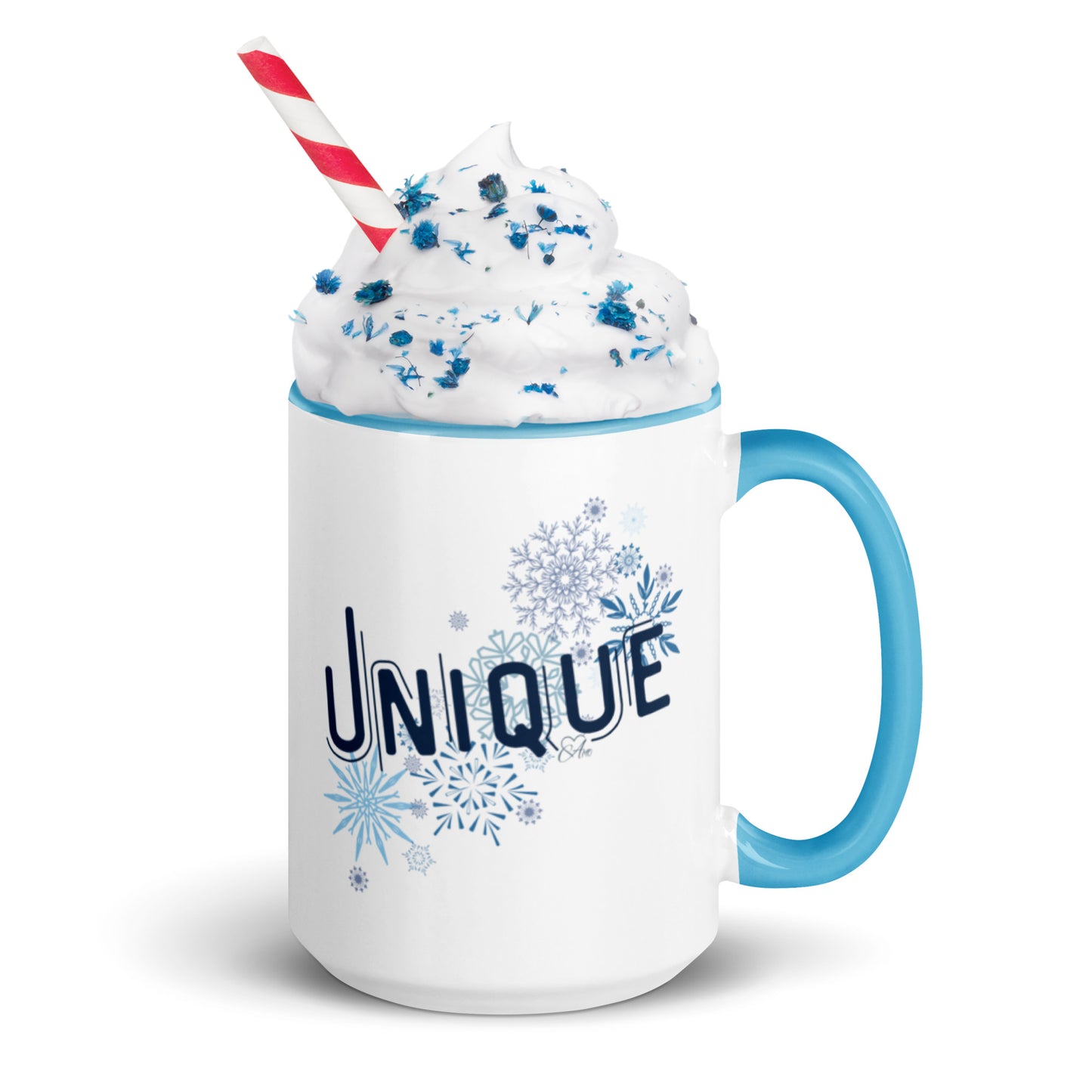 Unique - White Mug w/ Color