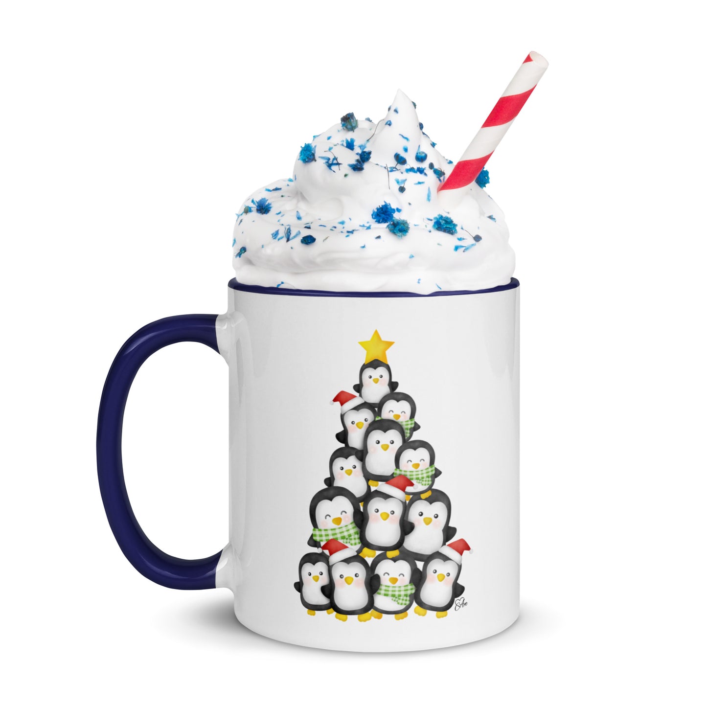 Penguin - White Mug w/ Color