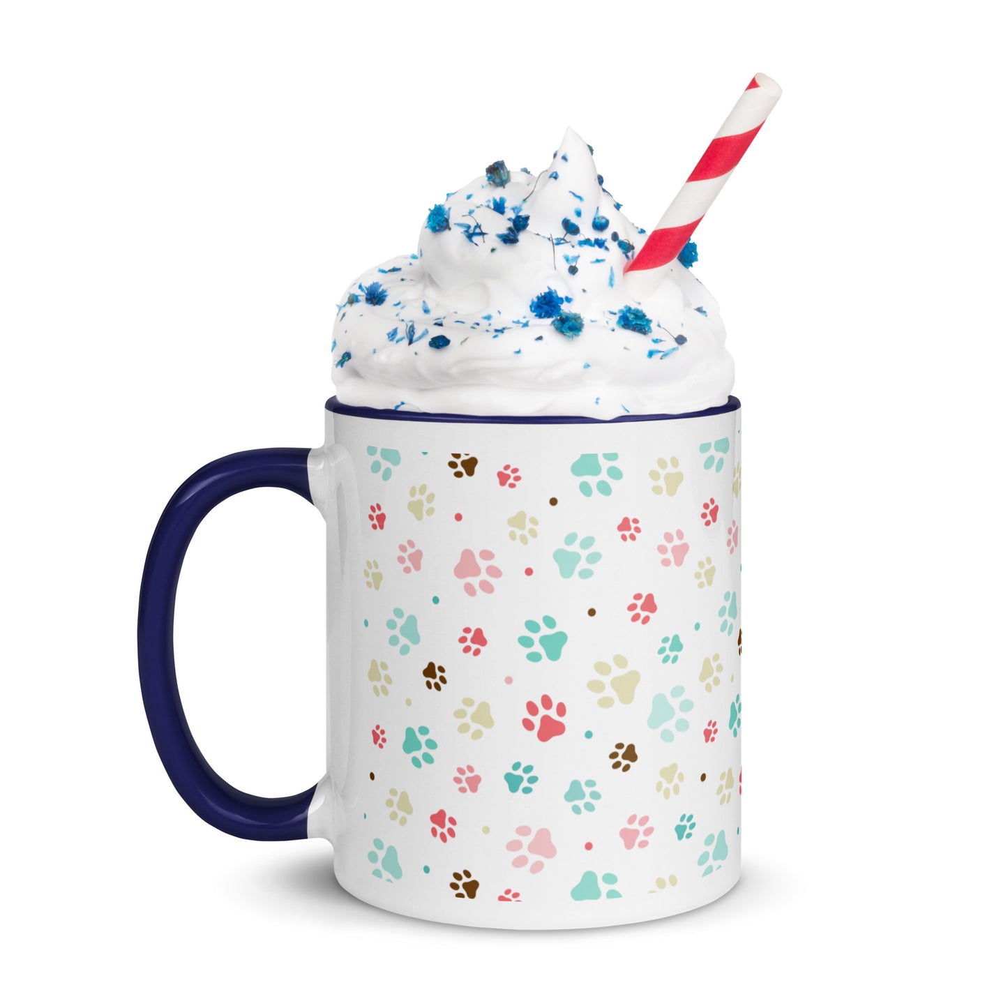 Paws - White Mug w/ Color