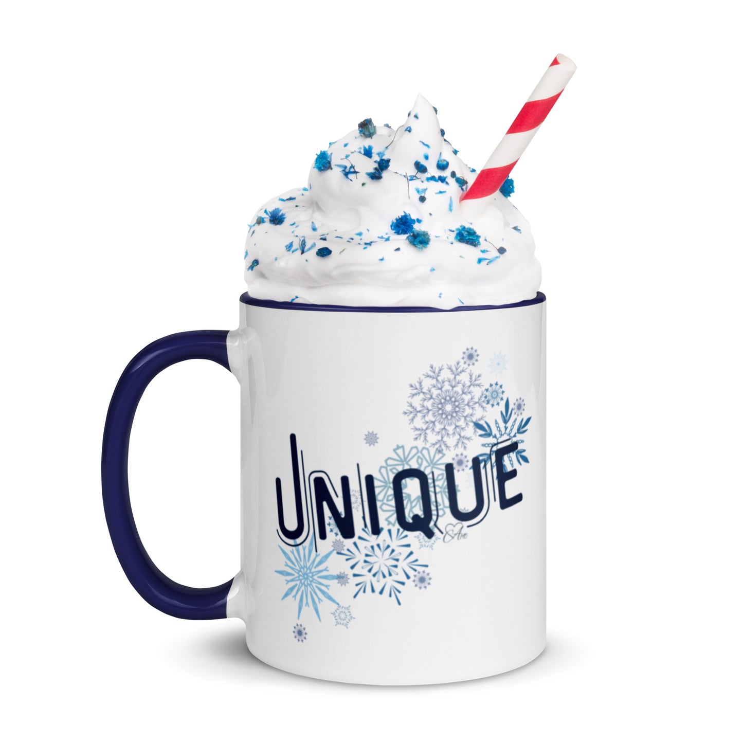 Unique - White Mug w/ Color