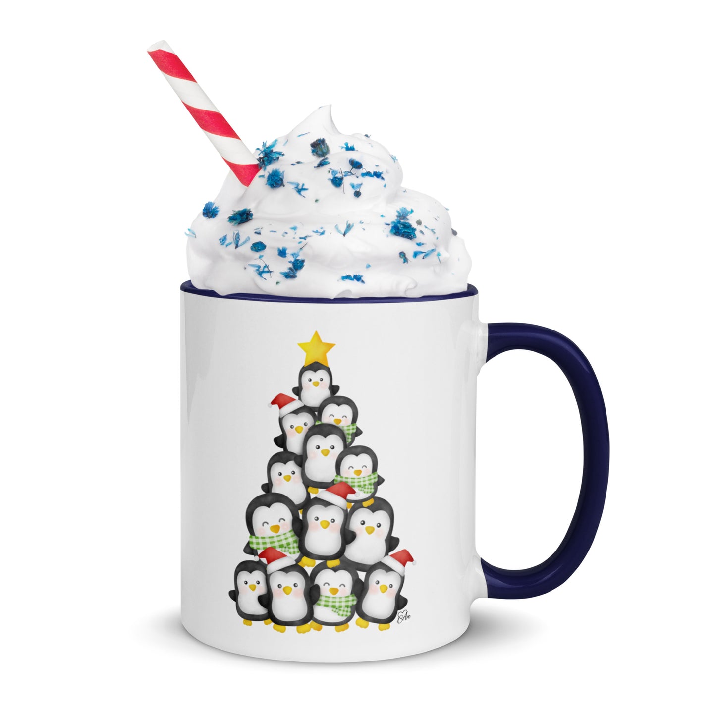 Penguin - White Mug w/ Color