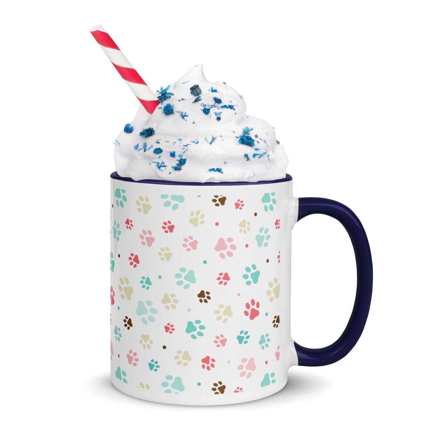 Paws - White Mug w/ Color