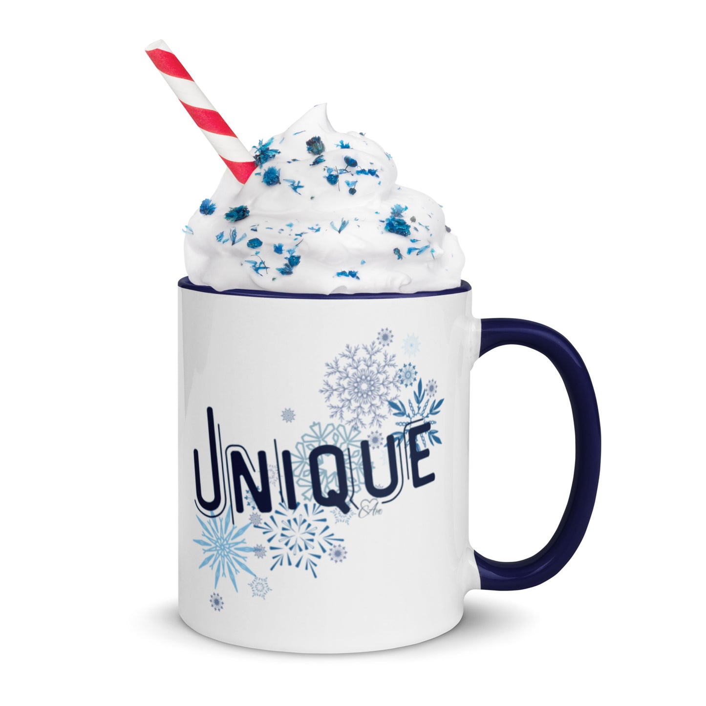 Unique - White Mug w/ Color