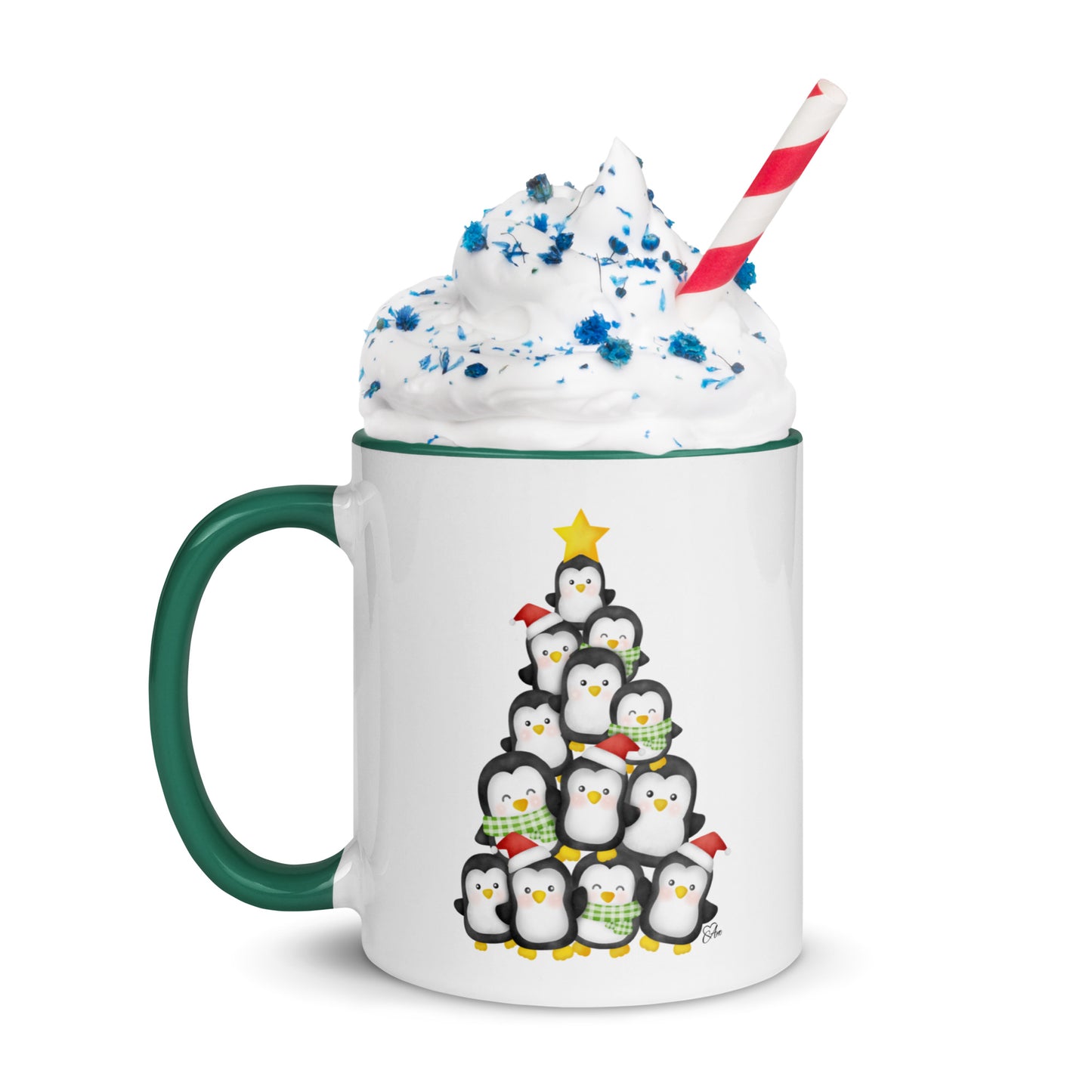 Penguin - White Mug w/ Color