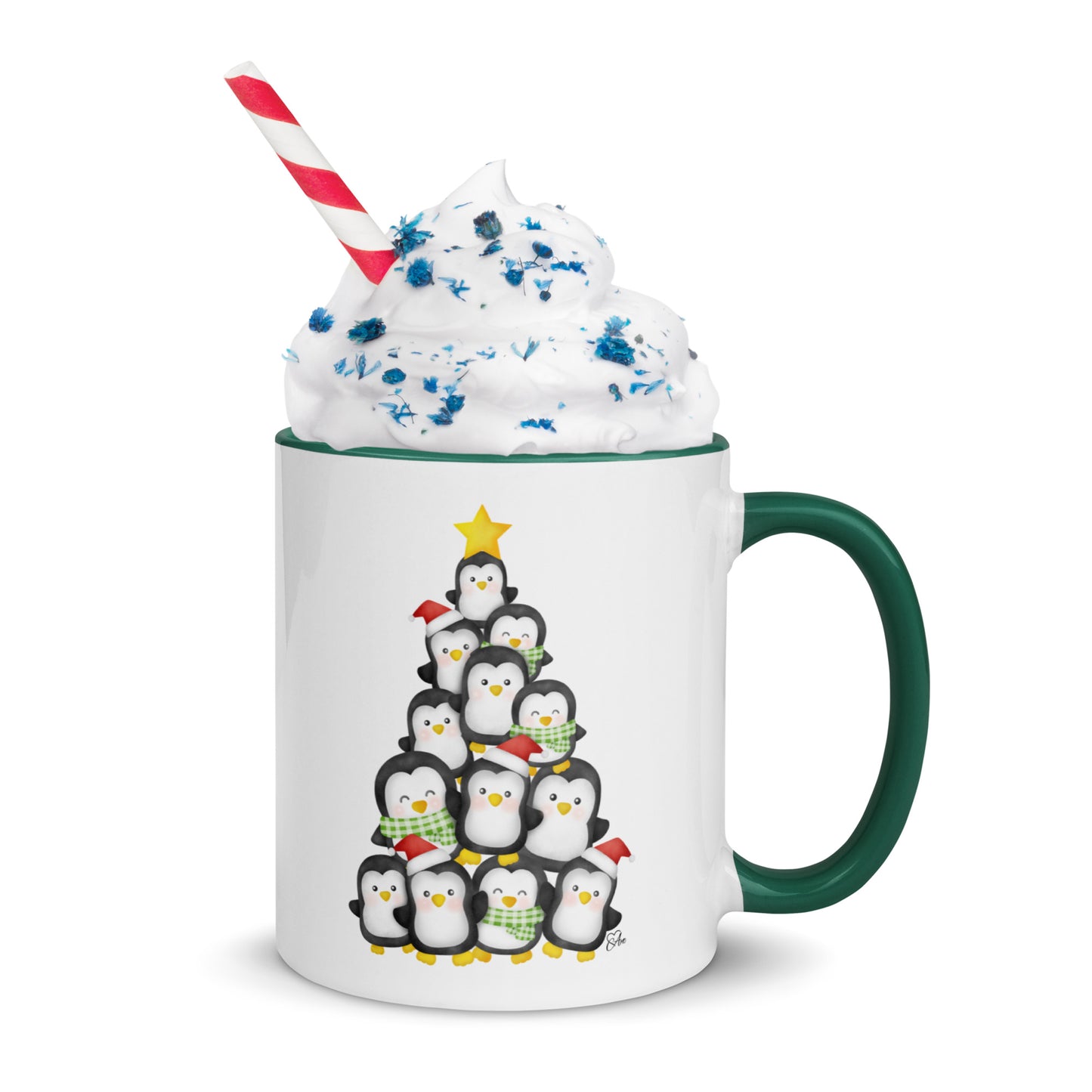 Penguin - White Mug w/ Color