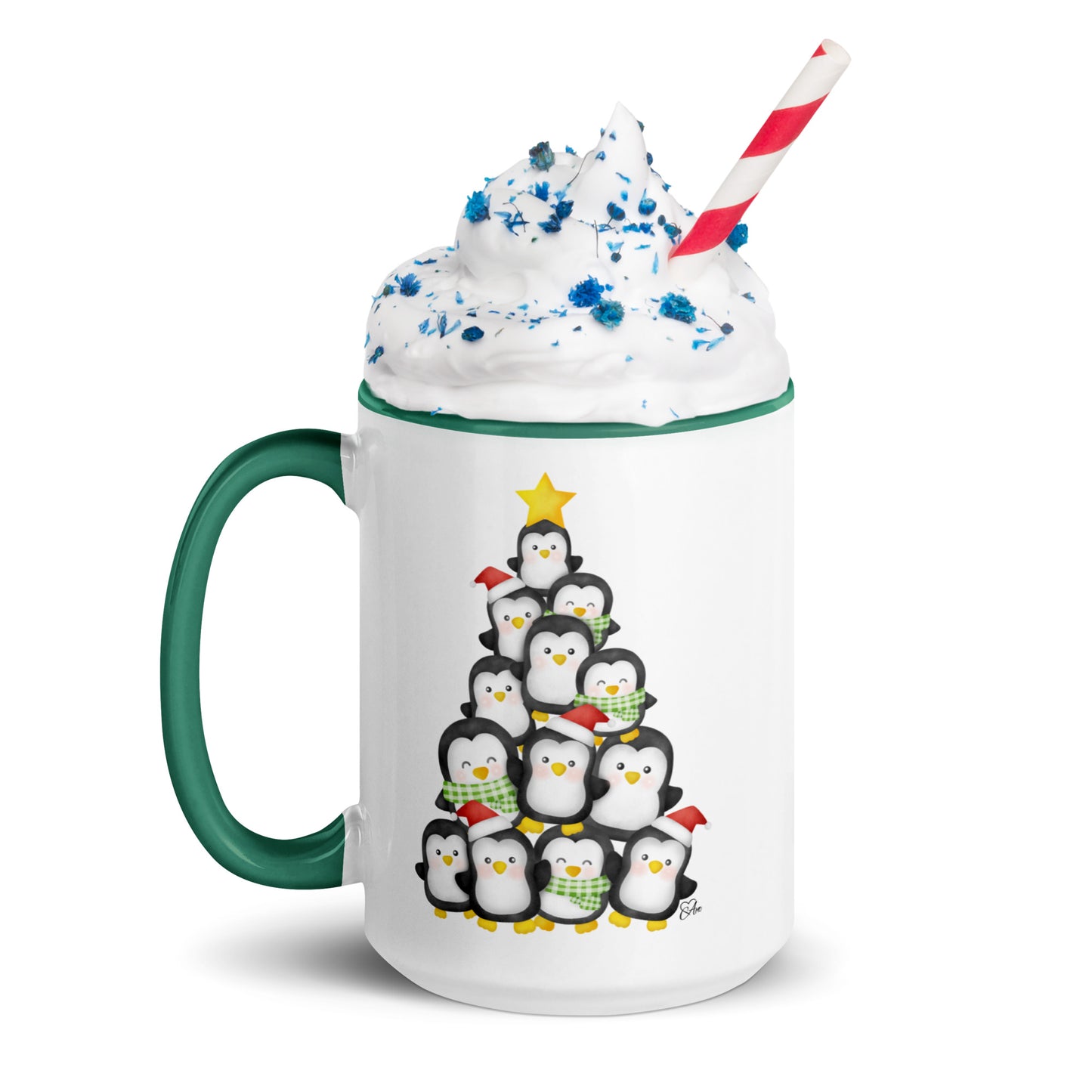 Penguin - White Mug w/ Color