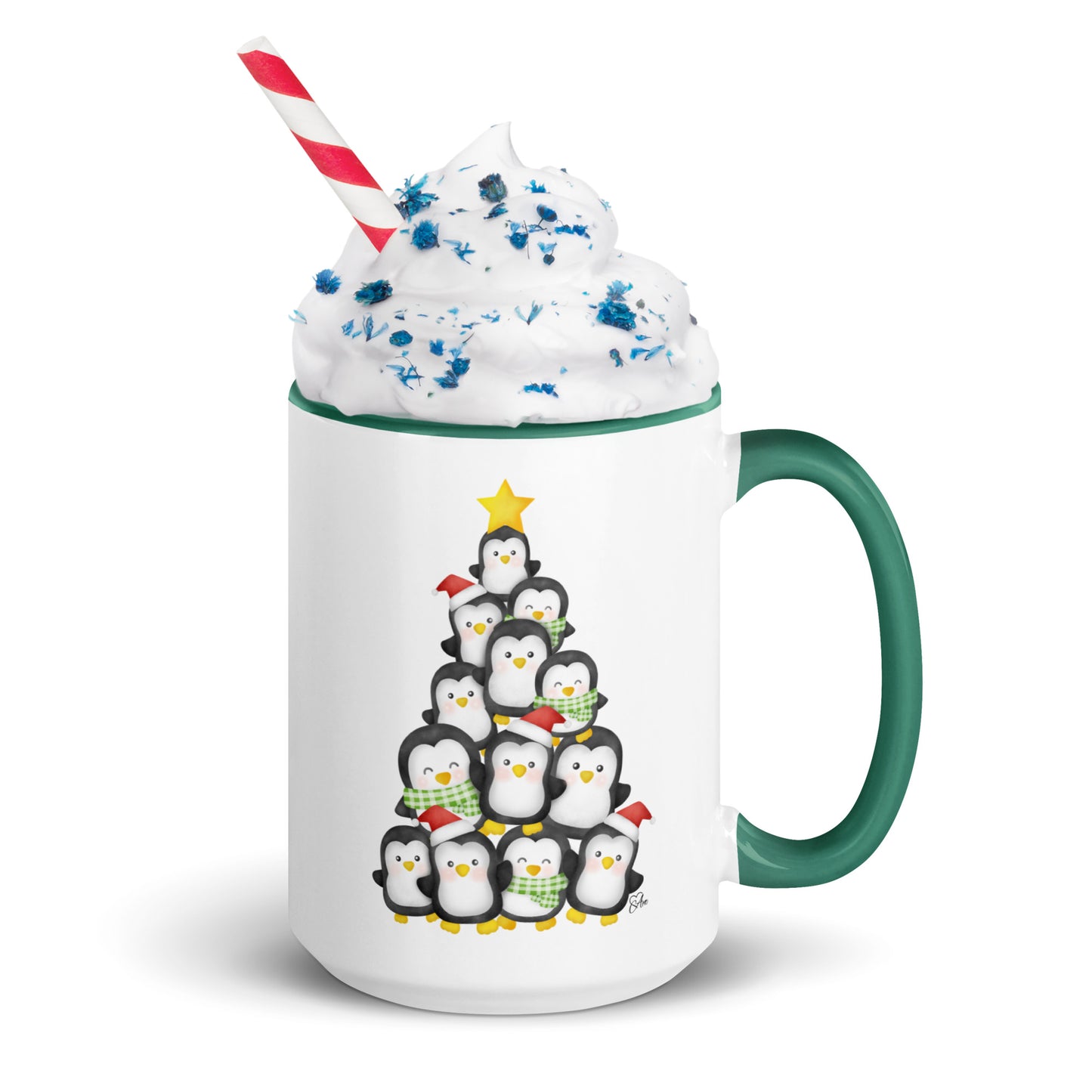 Penguin - White Mug w/ Color
