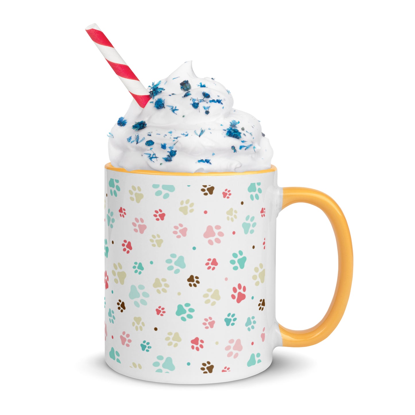 Paws - White Mug w/ Color