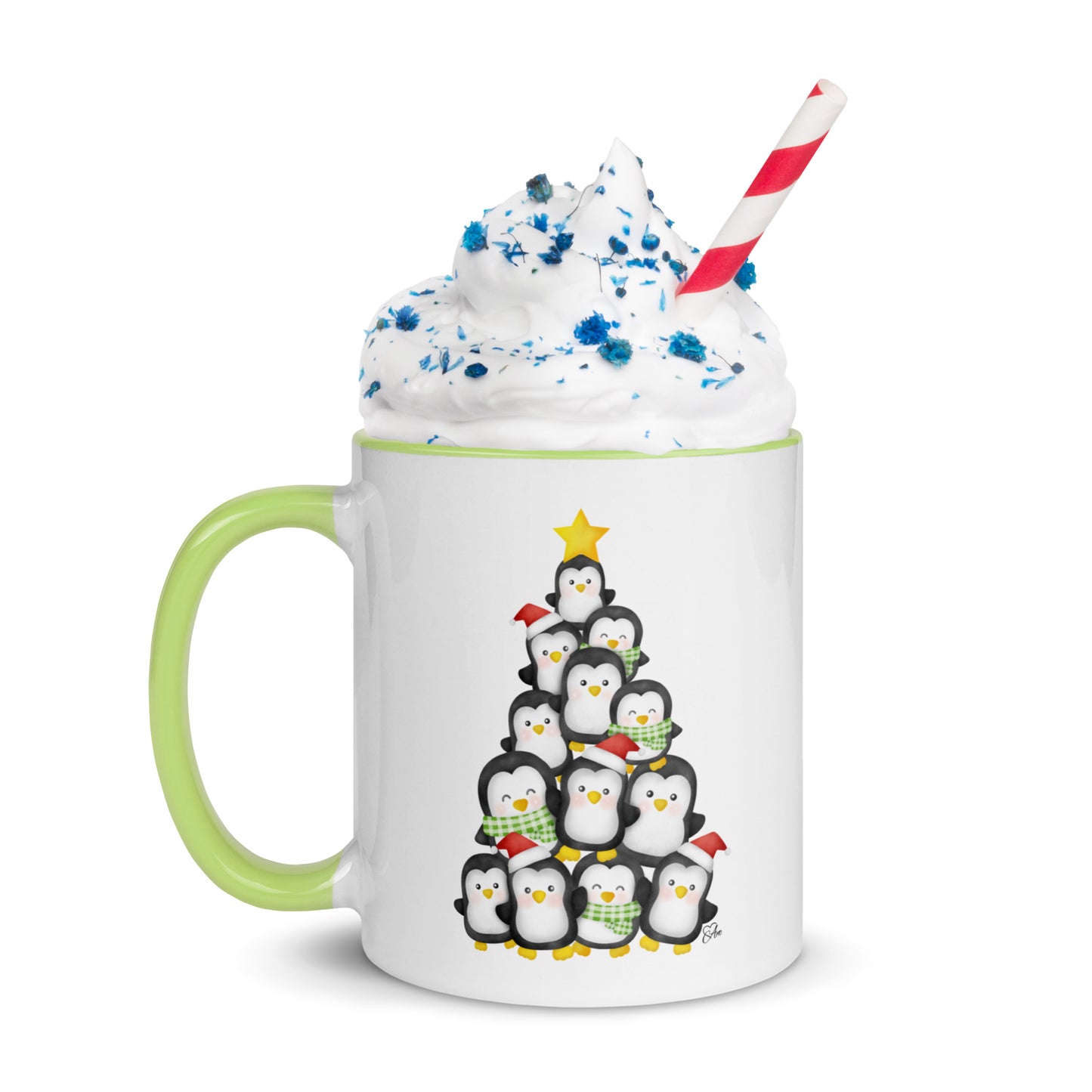 Penguin - White Mug w/ Color