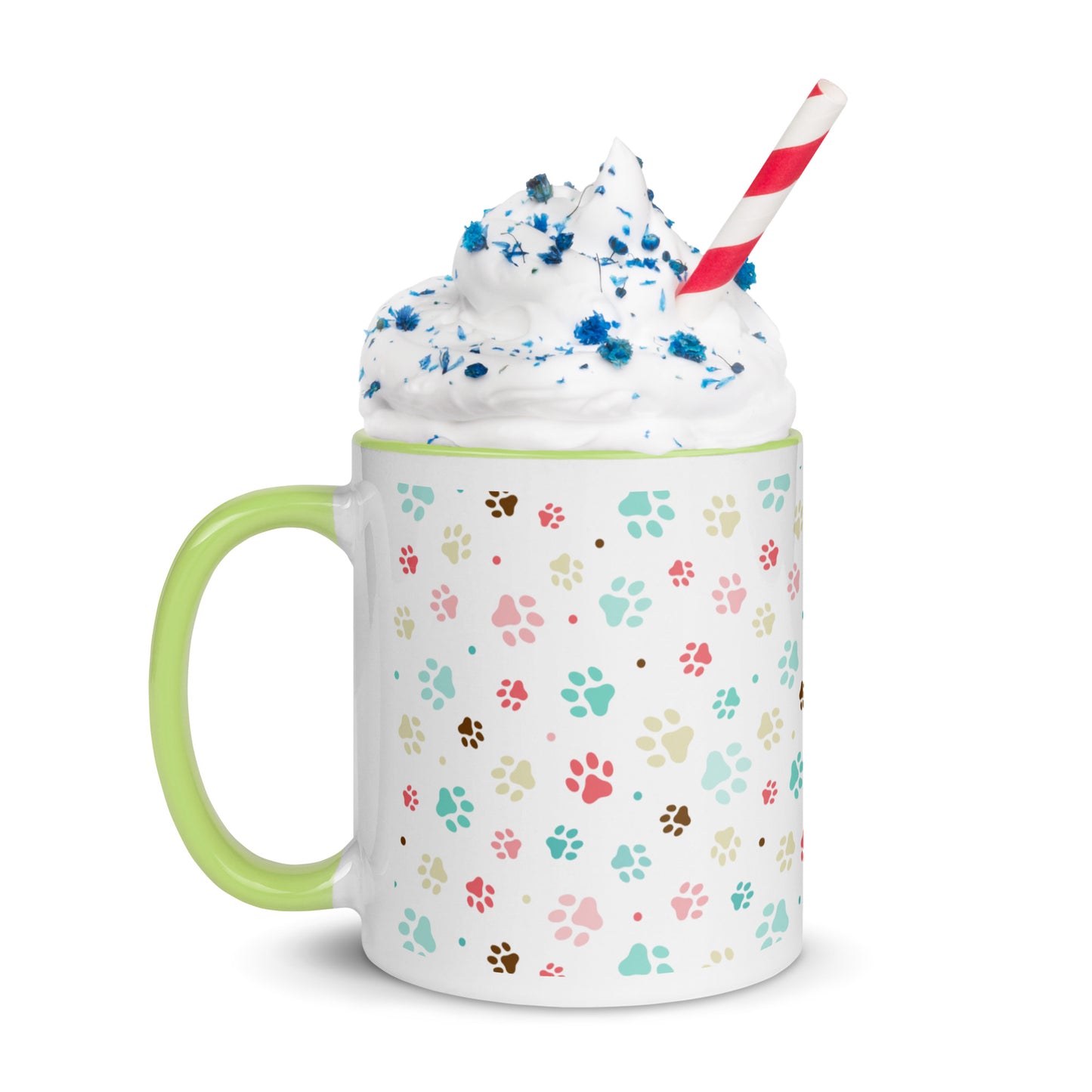 Paws - White Mug w/ Color
