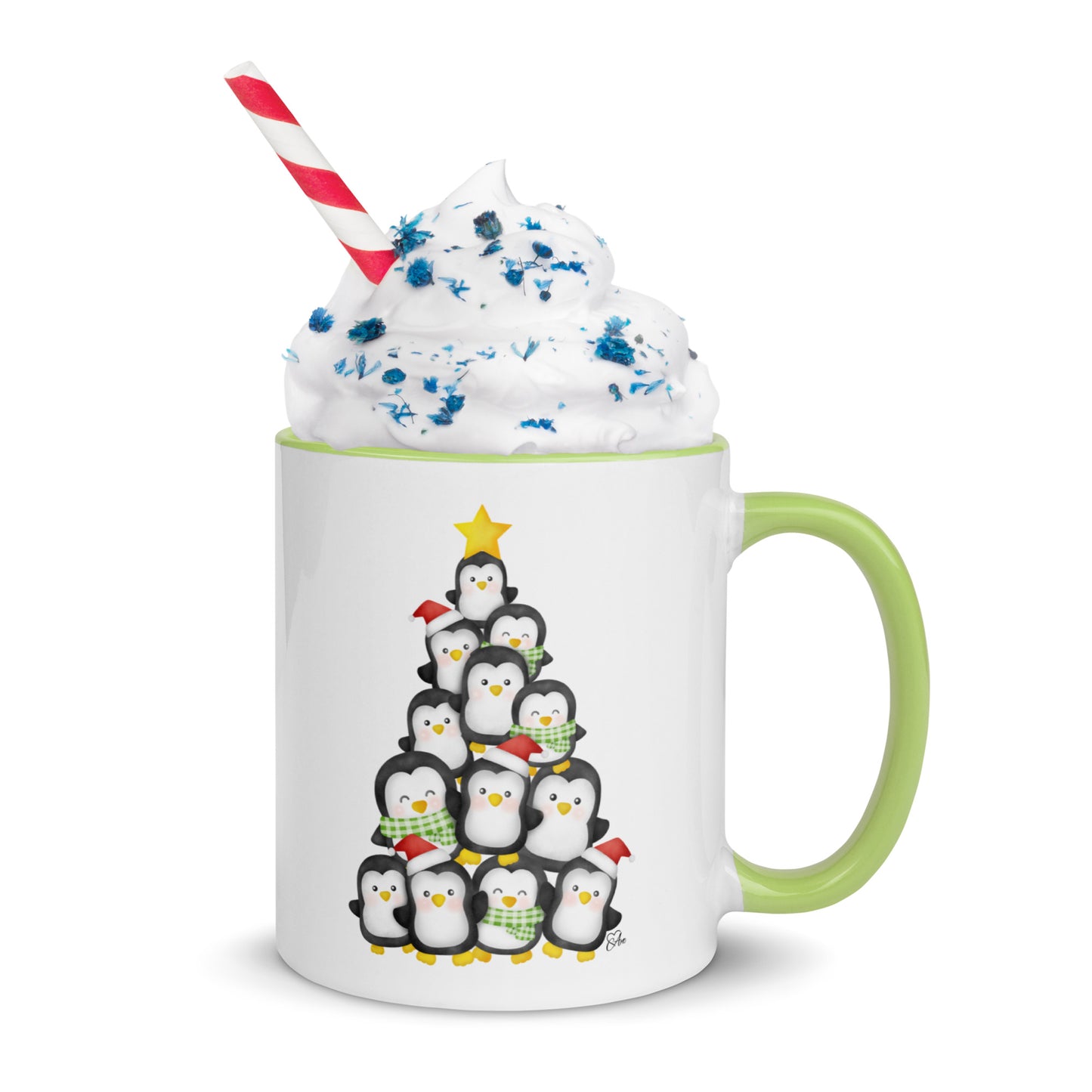 Penguin - White Mug w/ Color