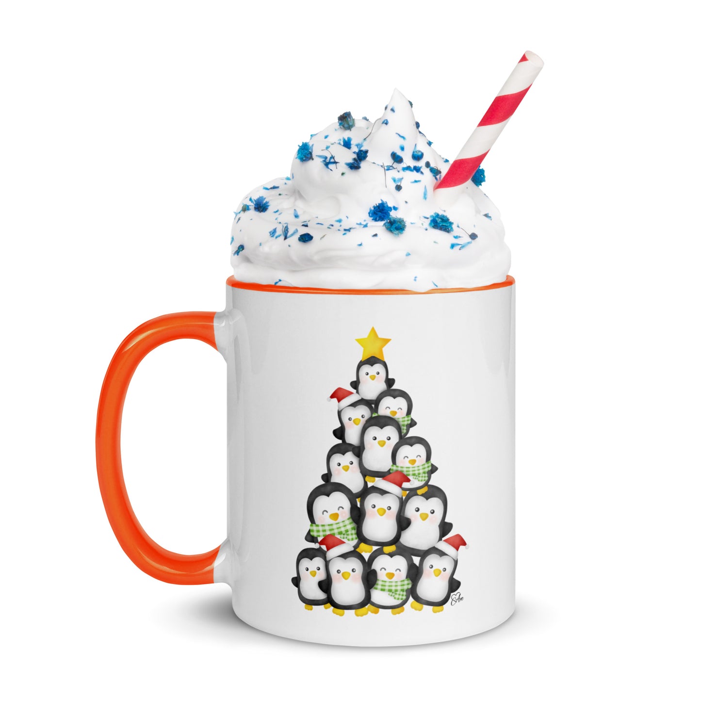 Penguin - White Mug w/ Color