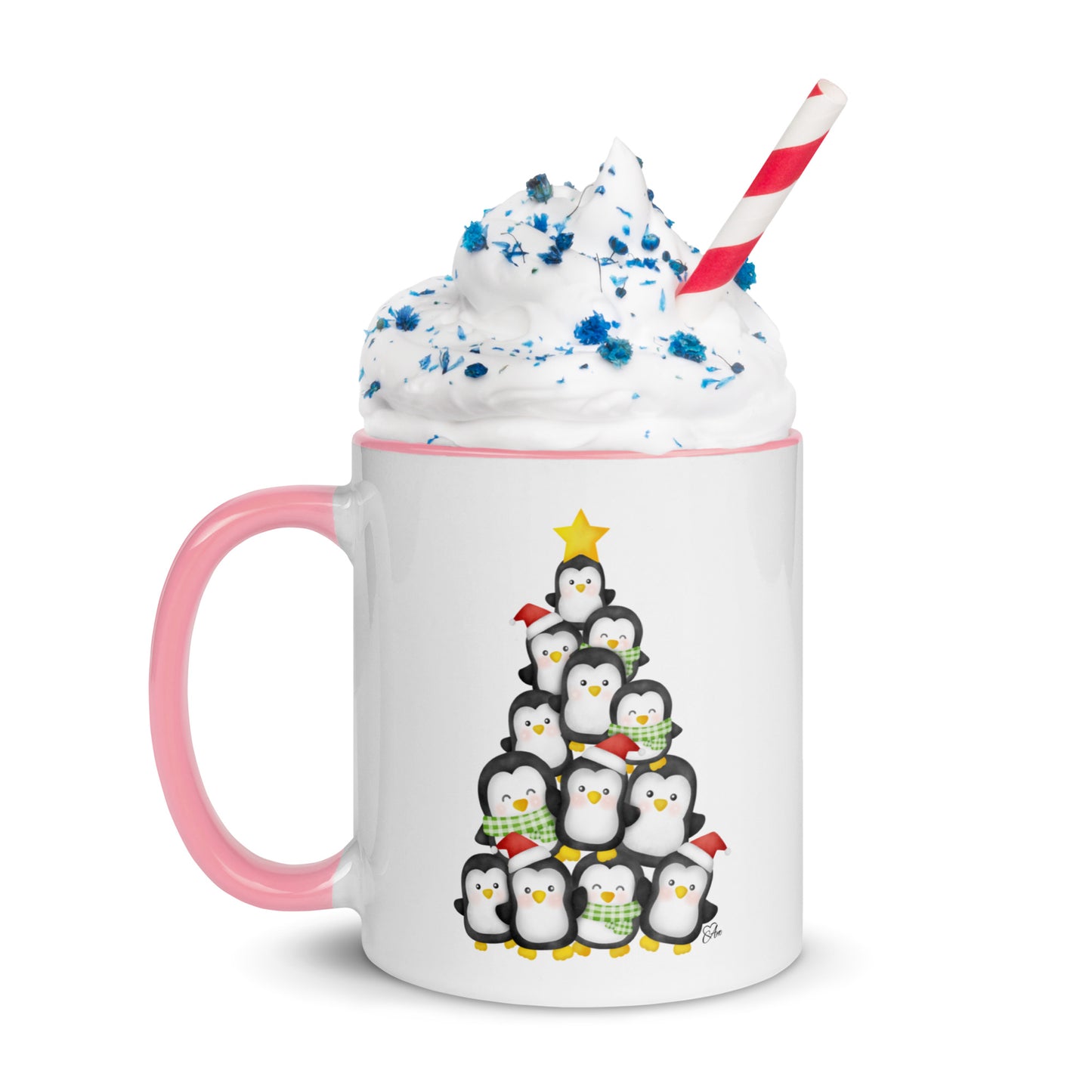 Penguin - White Mug w/ Color