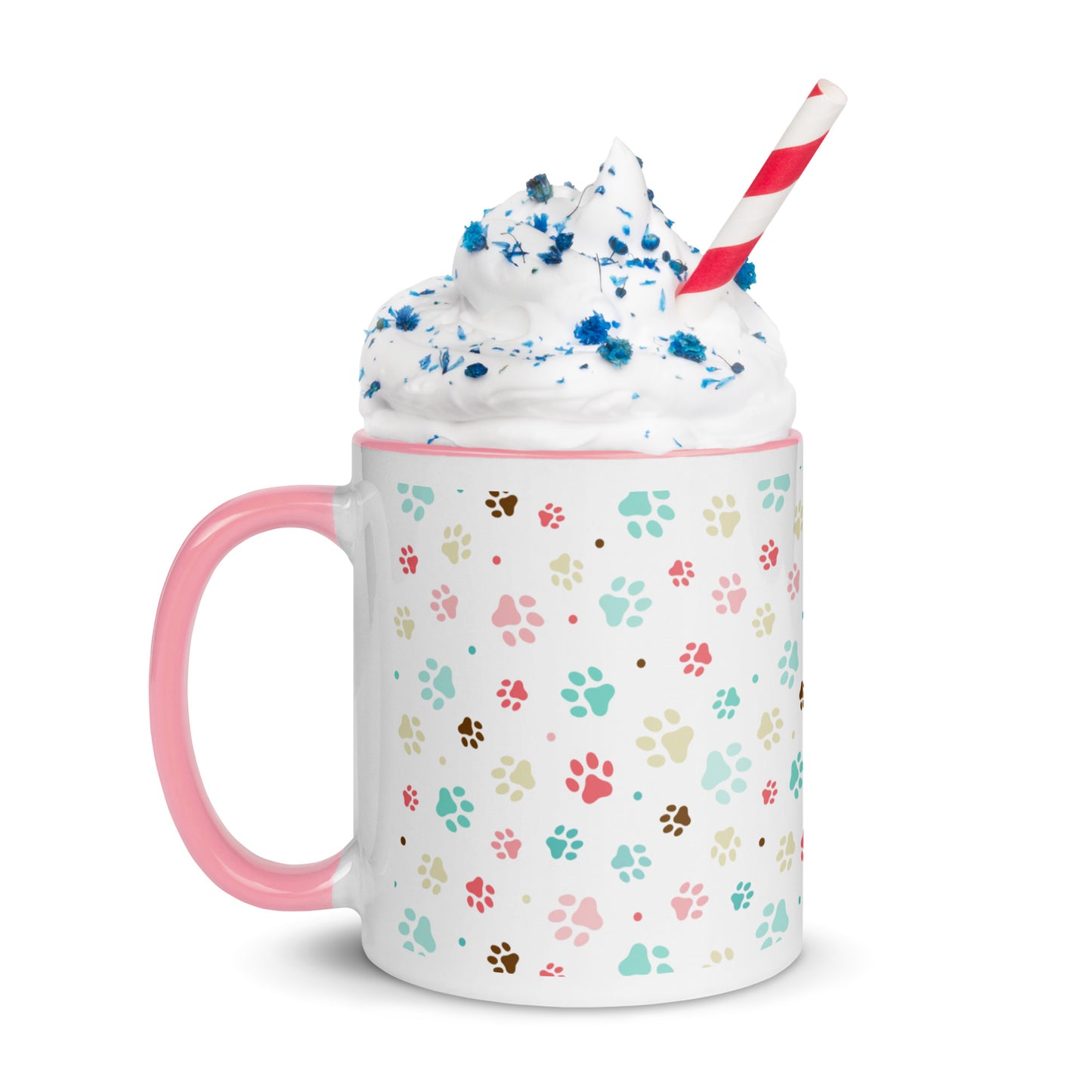 Paws - White Mug w/ Color