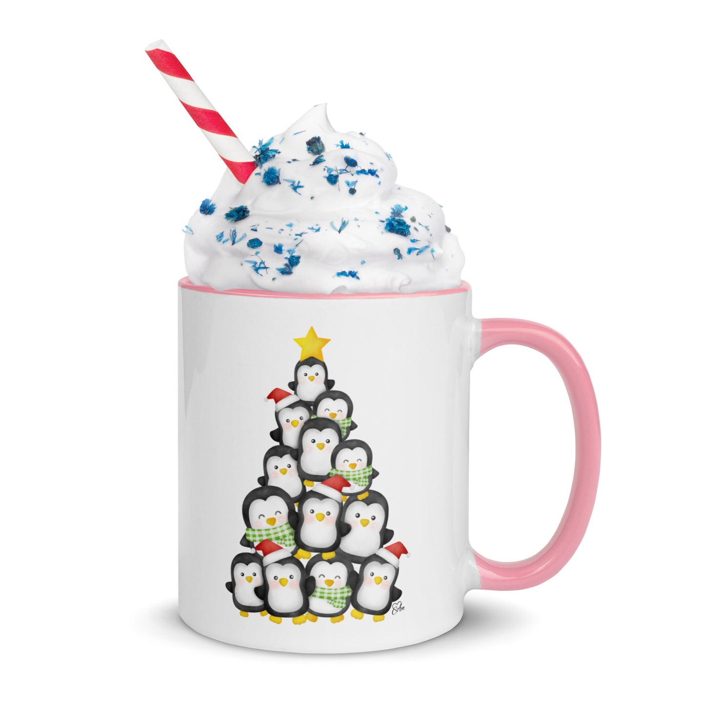 Penguin - White Mug w/ Color